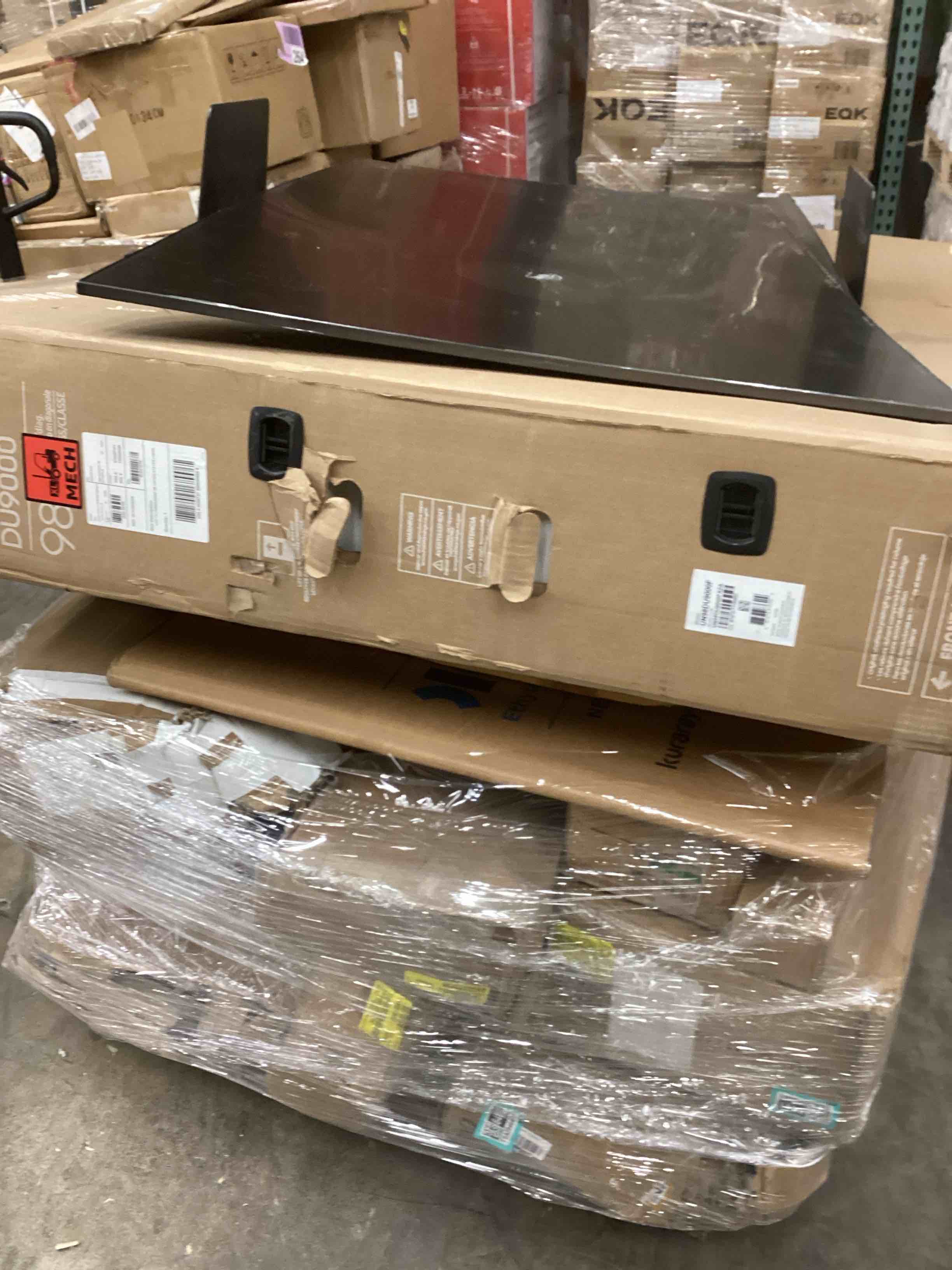 assorted of household items may included beds, arm chairs ,tv and more.