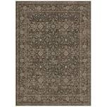 isla vintage oriental machine washable area rugs with non-slip 5”x7”