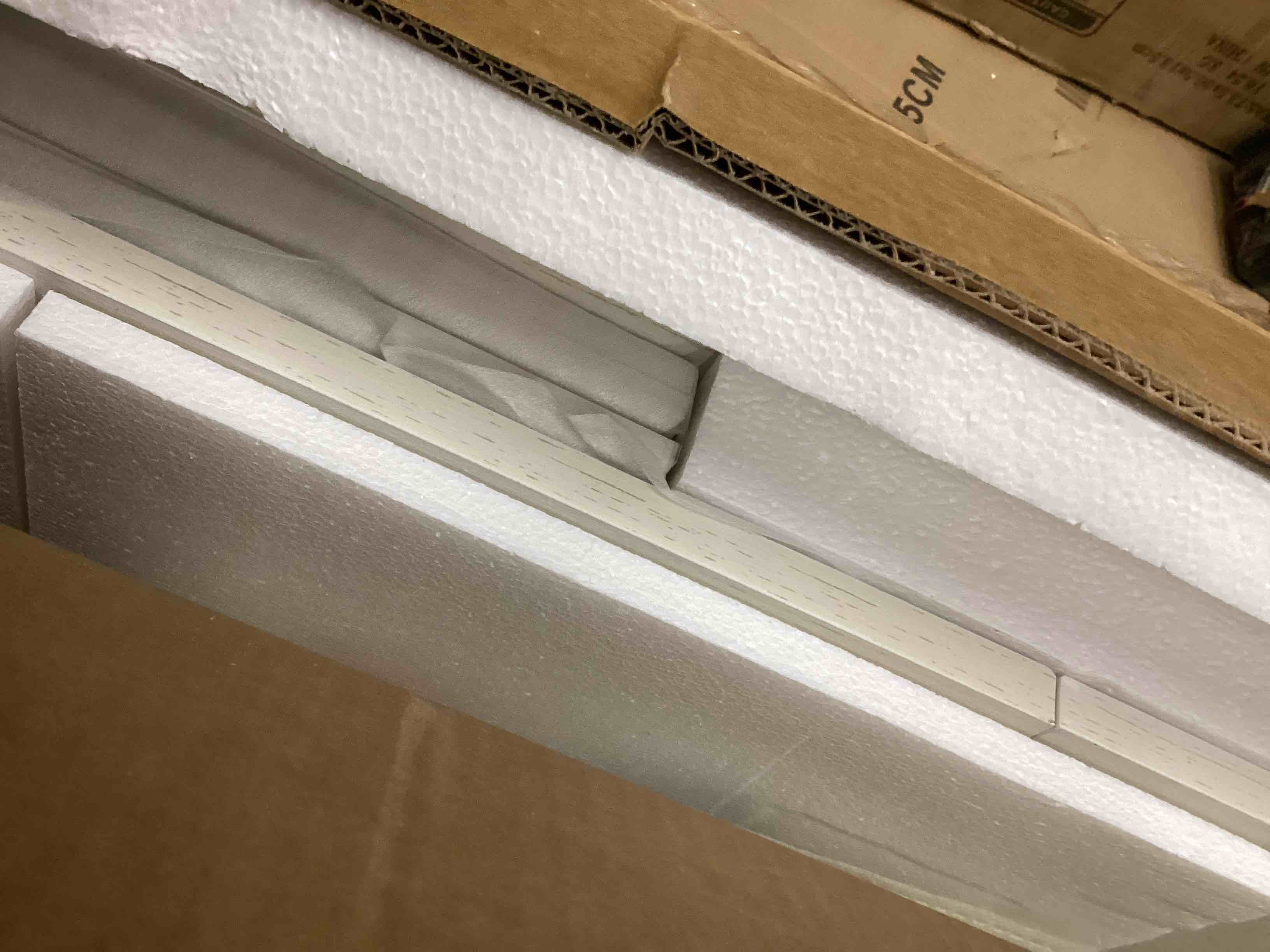 Condition photo showing Good Condition for FIMELLO Wall Cabinet, Bathroom Wall Cabinet,Farmhouse Wall Mounted Cabinets for Kitchen Garage Laundry Storage, Medicine Cabinet with 3 Door and Shelves, Laundry Room Wall Cabinets,White