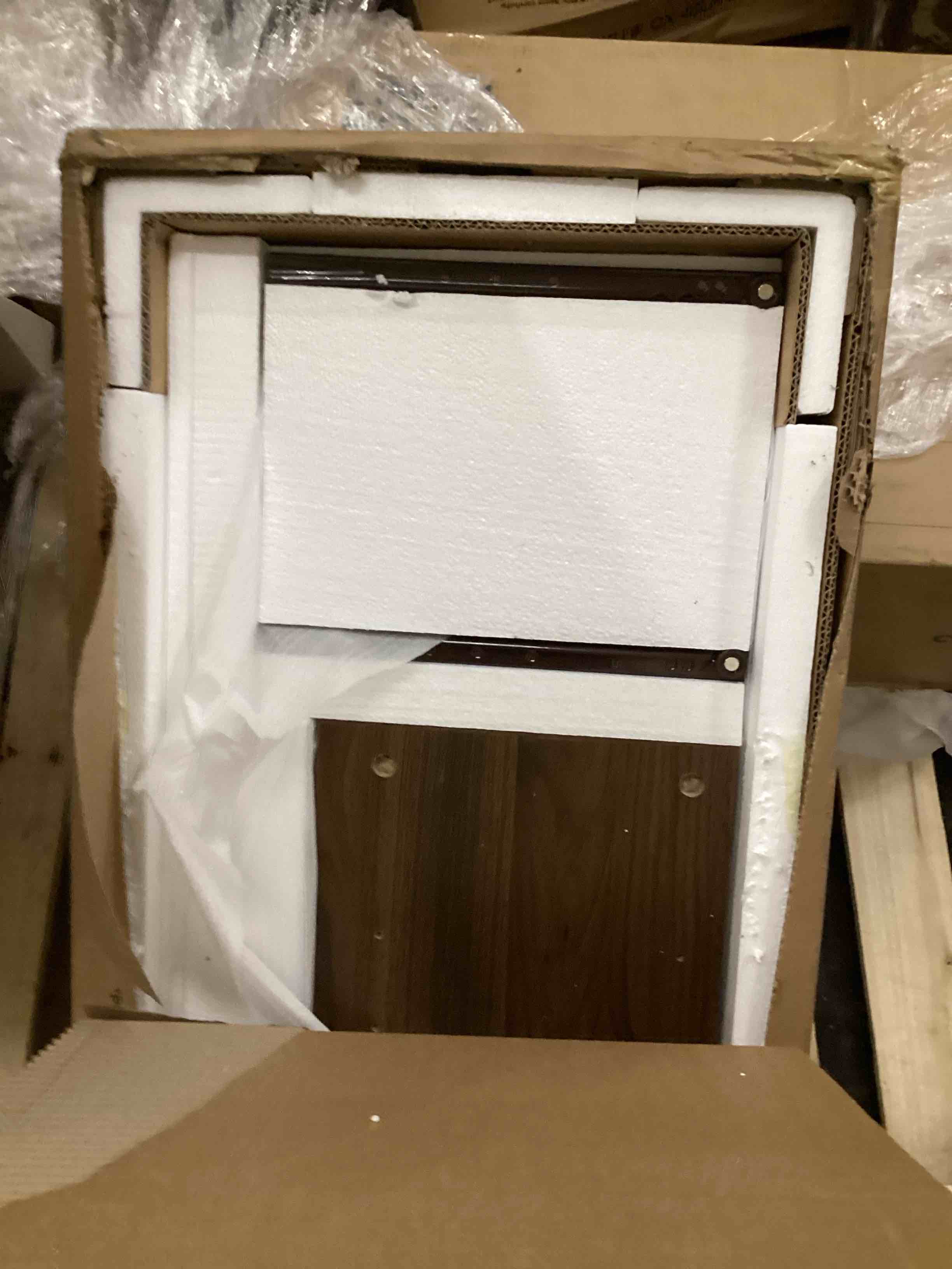 Condition photo showing New/Like New for 71" Pantry Cabinet with Charging Station and LED Lights (incomplete one box of two only)