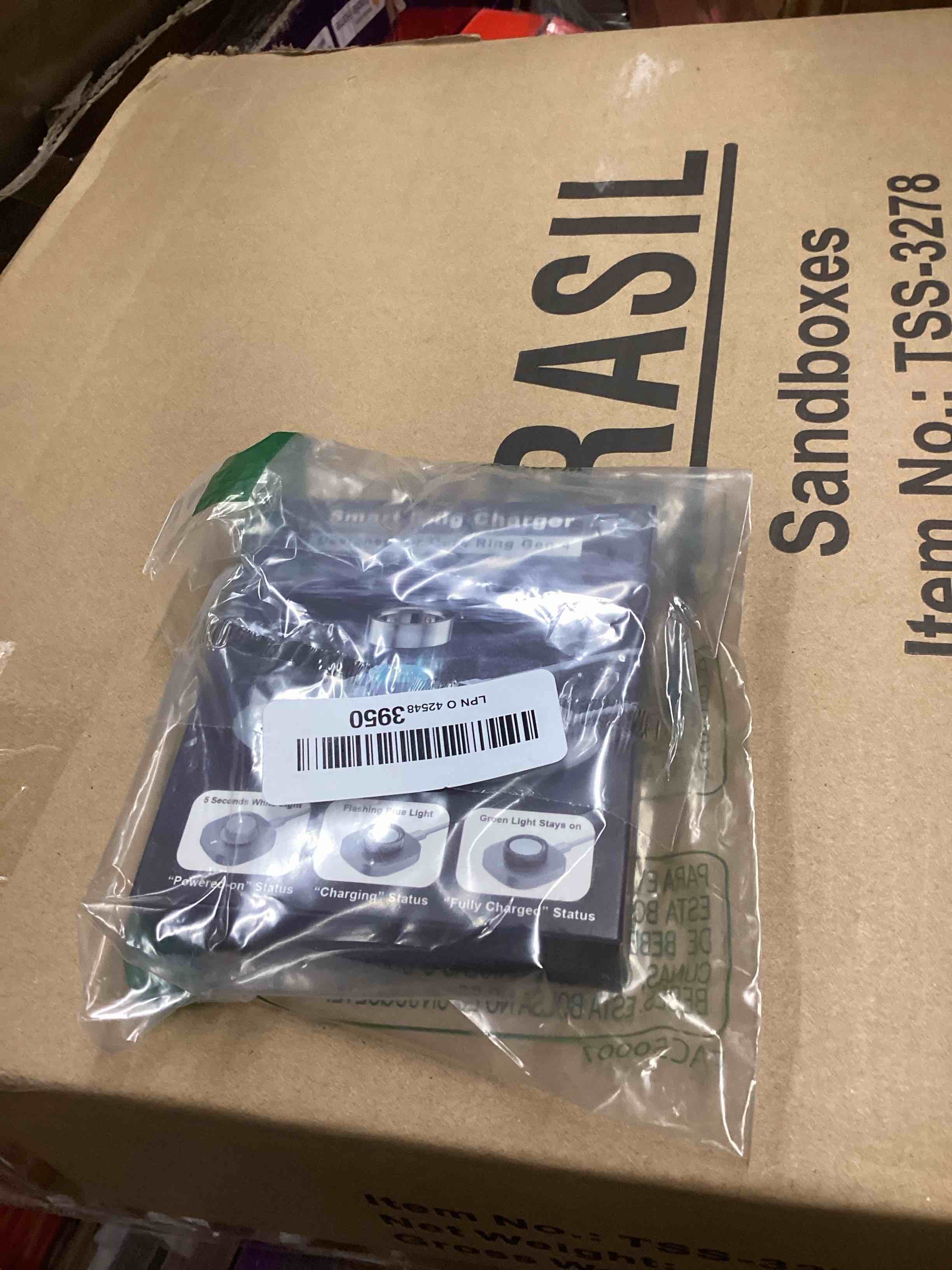 charger compatible with oura ring gen 4/oura ring gen 4 ceramic size 10, fast charging dock with usb-c cable