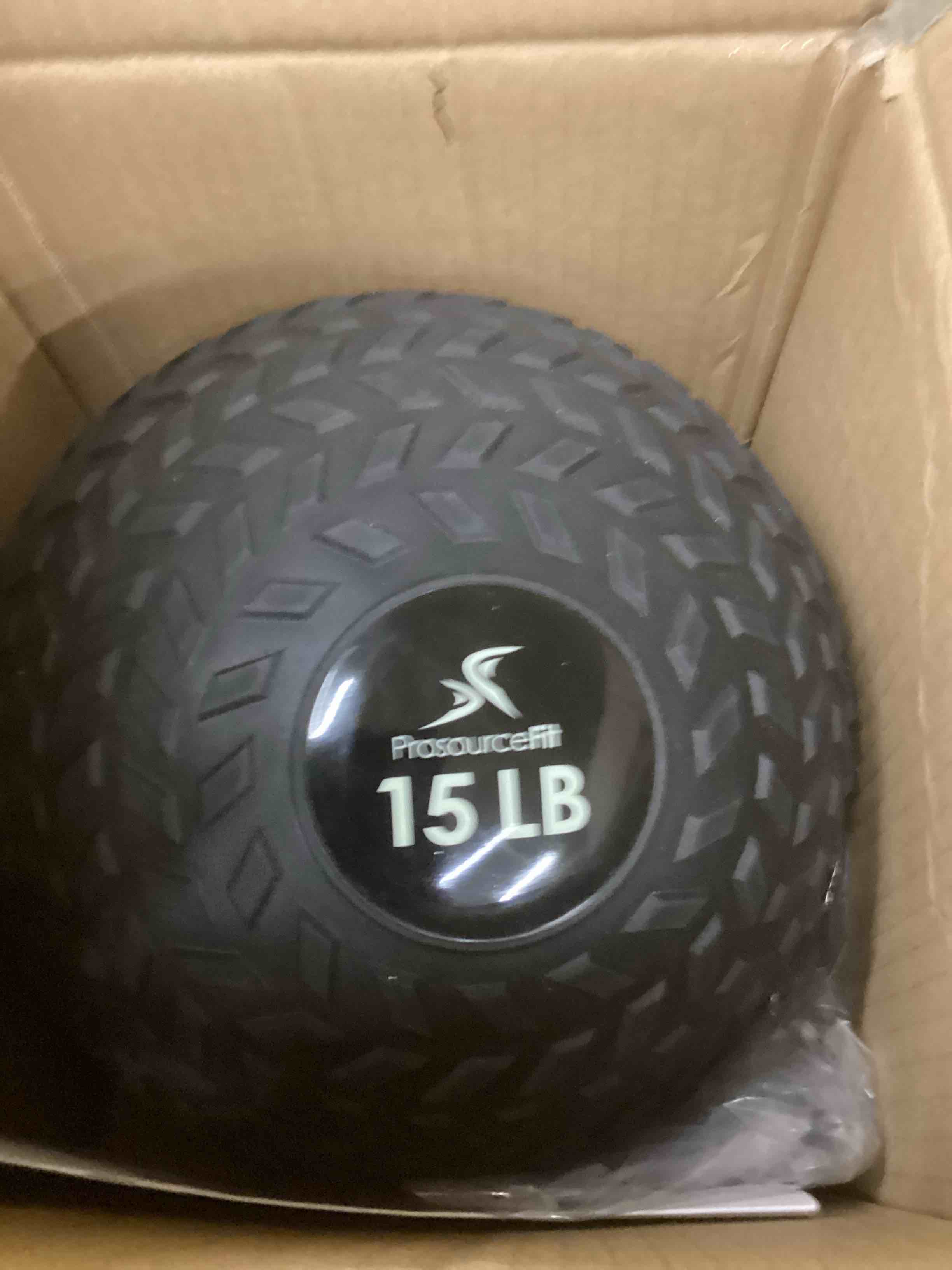 Condition photo showing New/Like New for ProsourceFit Slam Medicine Balls 5, 10, 15, 20, 25, 30, 50lbs Smooth and Tread Textured Grip Dead Weight Balls for Strength and Conditioning Exercises, Cardio and Core Workouts