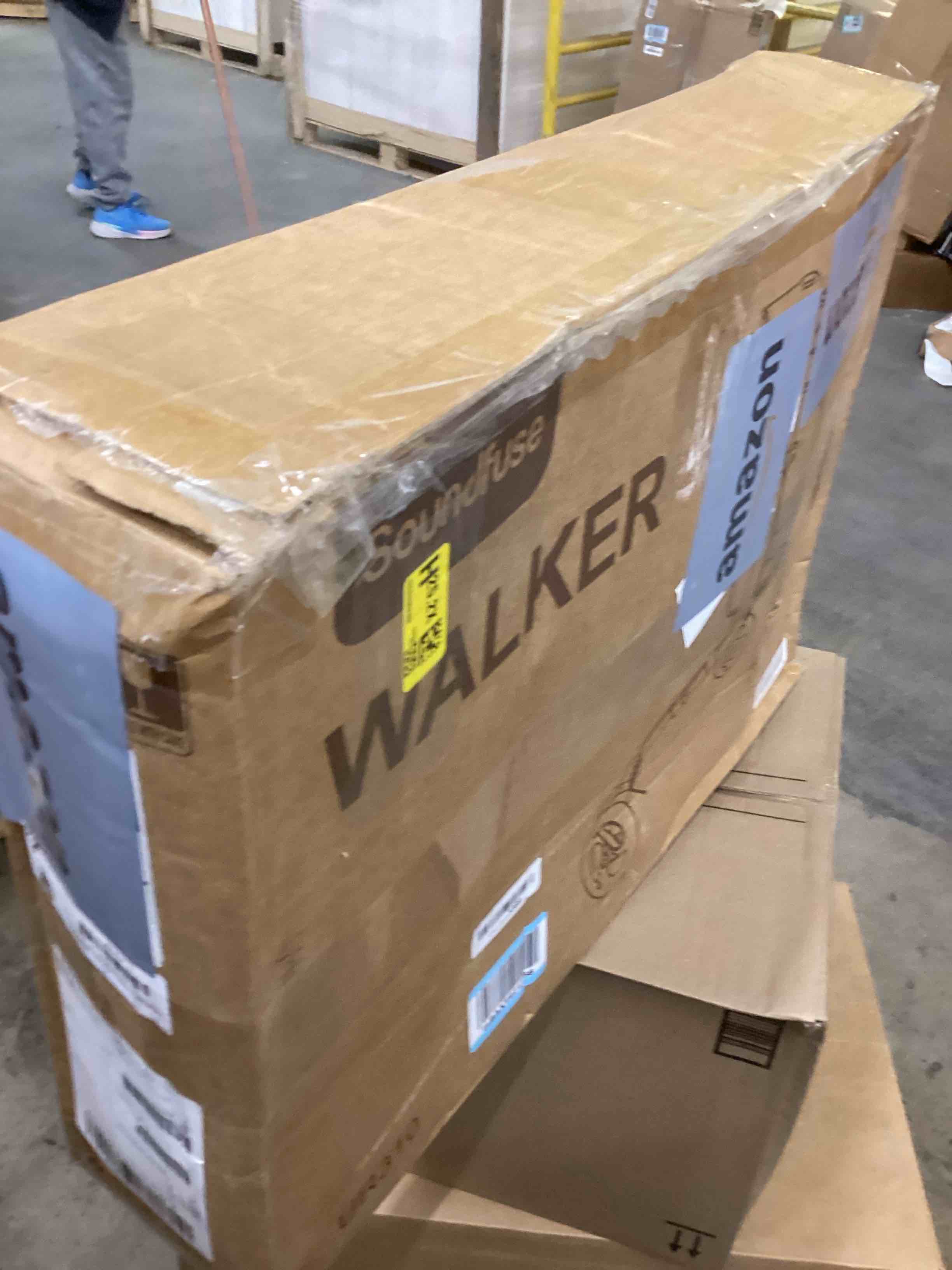 Condition photo showing As Is for 3 Wheel Walkers for Seniors, Lightweight Foldable Aluminum Rollator Walker, Height Adjustable Three Wheel Walker, Black