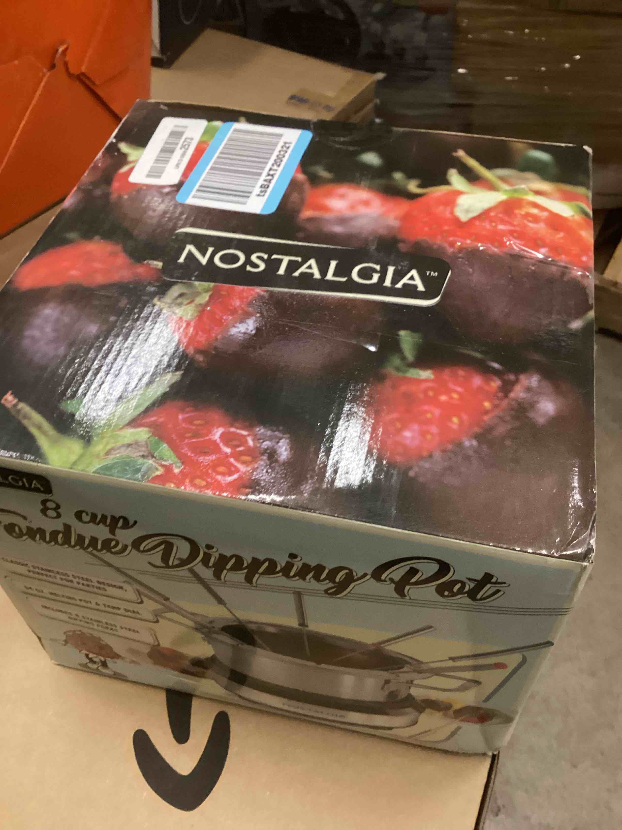 Condition photo showing As Is for 8 Stick Stainless Steel Fondue Pot