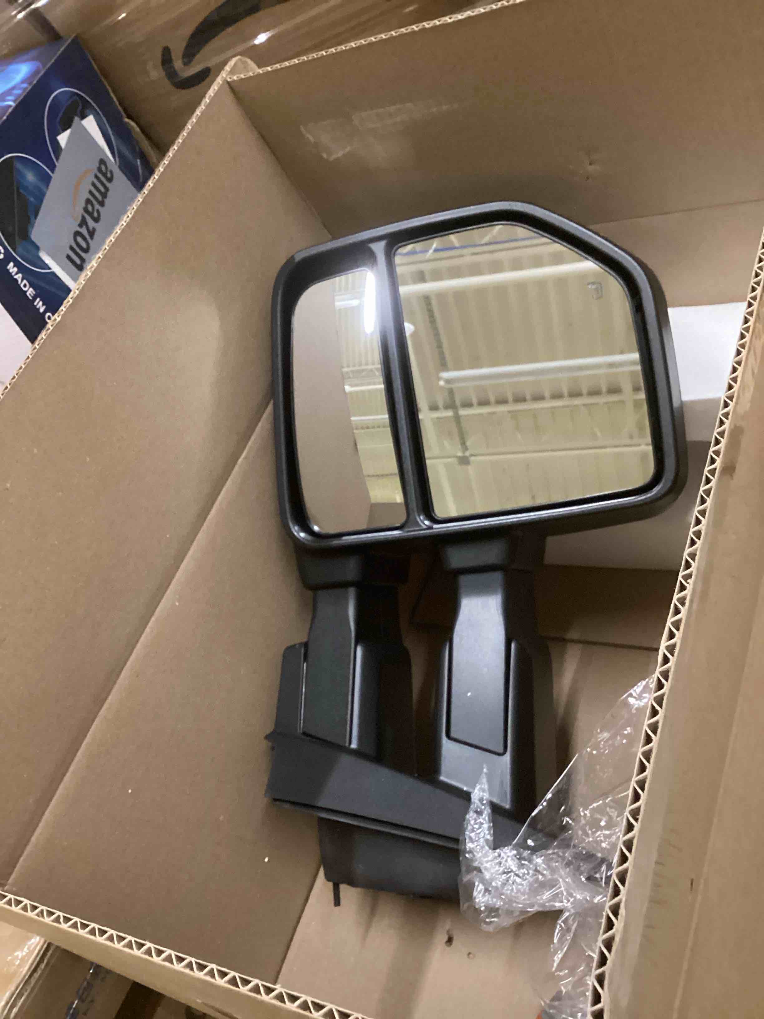 Condition photo showing New/Like New for NEYASU Driver Left Side Towing Mirror fit for 2017 2018 2019 2020 Ford F250 F350 F450 F550 Super Duty Power Glass Heated Defrost LED Turn Signal Light Spot Auxiliary Lamp LH