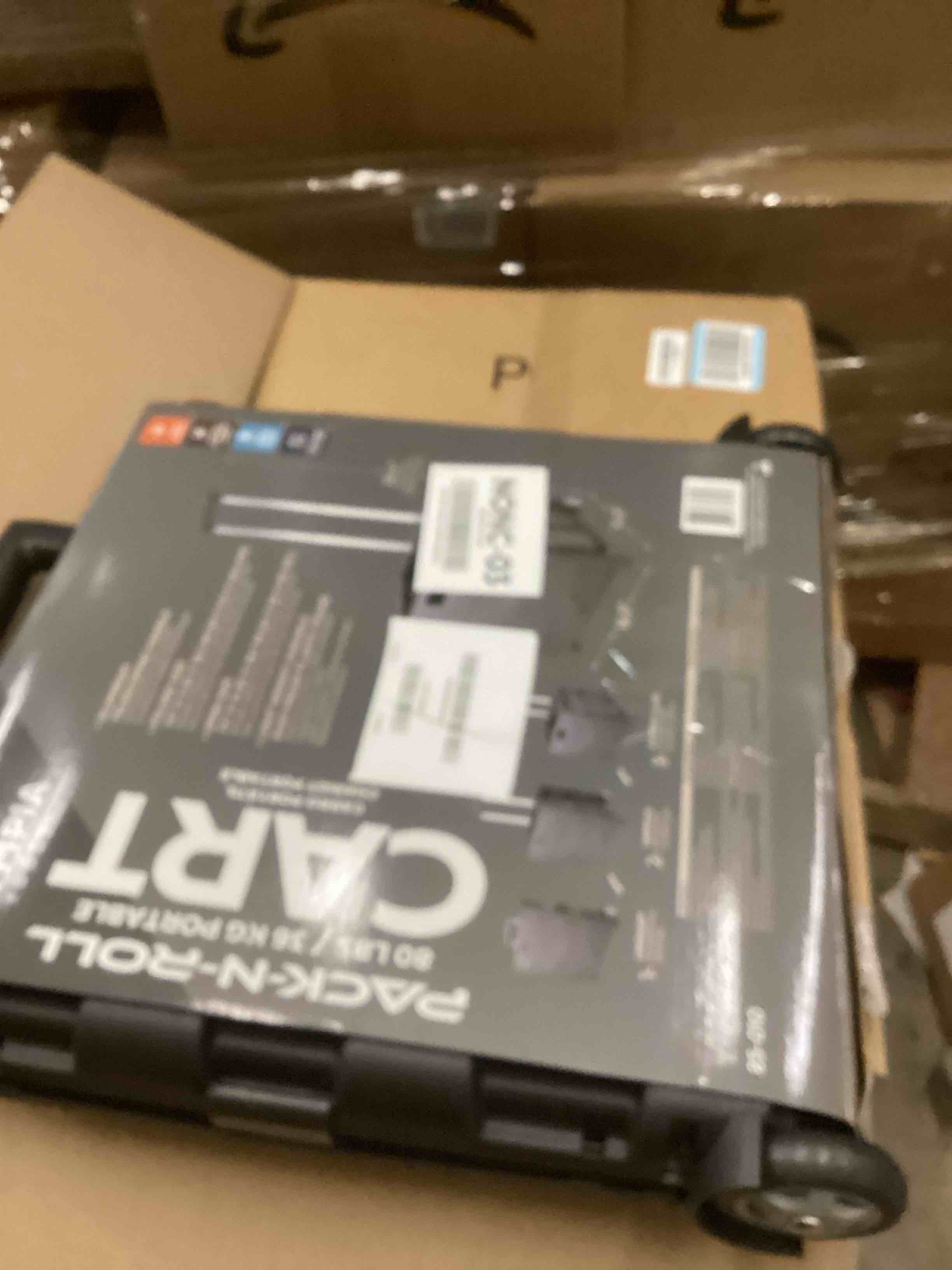 Condition photo showing New/Like New for Olympia Tools 85-010 Grand Pack-N-Roll Portable Tools Carrier with Telescopic Handle, 80 Lb. Load Capacity, Black