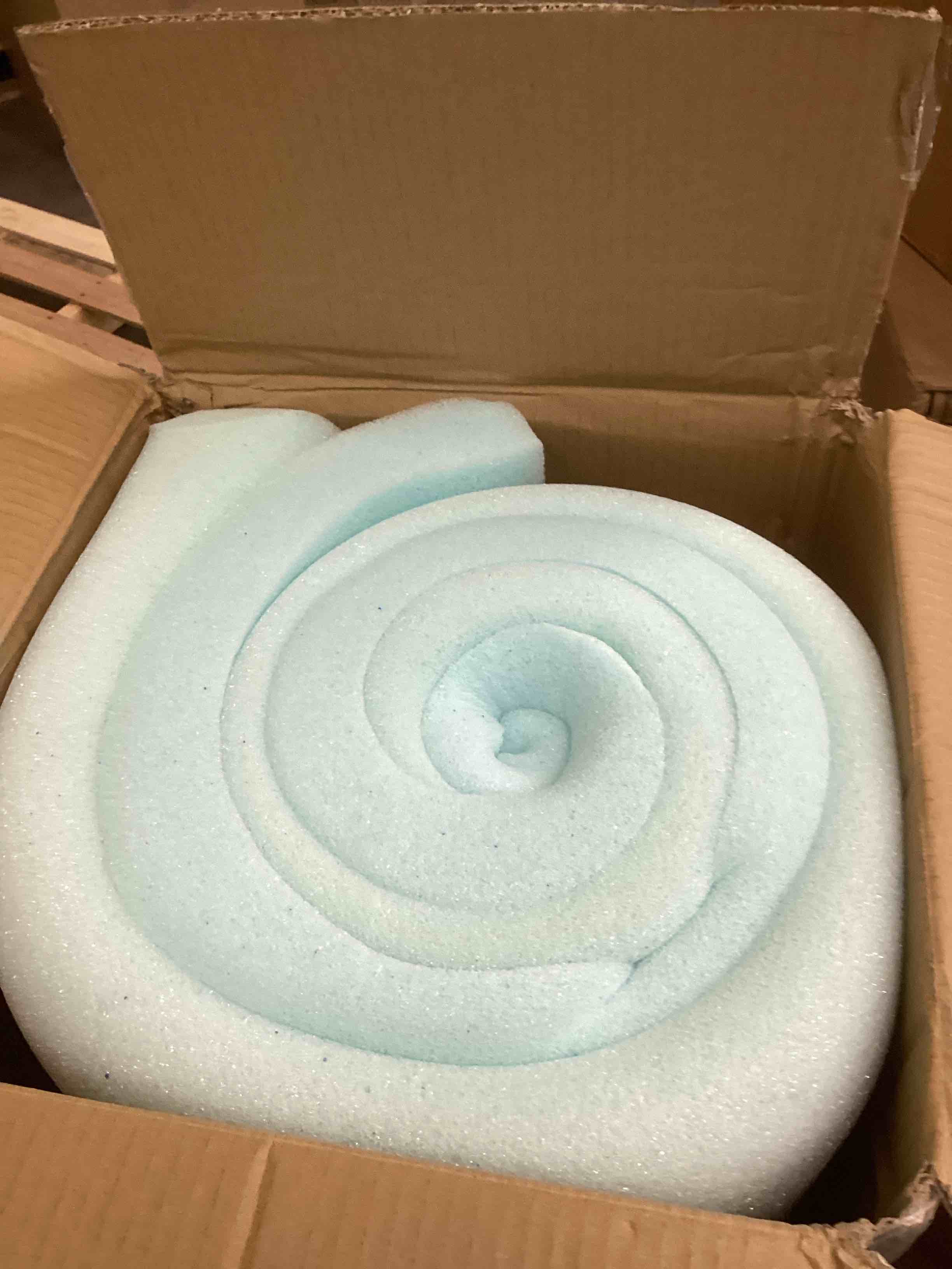 Condition photo showing As Is for Linenspa Memory Foam Mattress Topper, King Size - 2 Inch Gel Infused Memory Foam - Plush Feel - Cooling and Pressure Relieving - CertiPUR Certified King 2 Inch Classic Gel