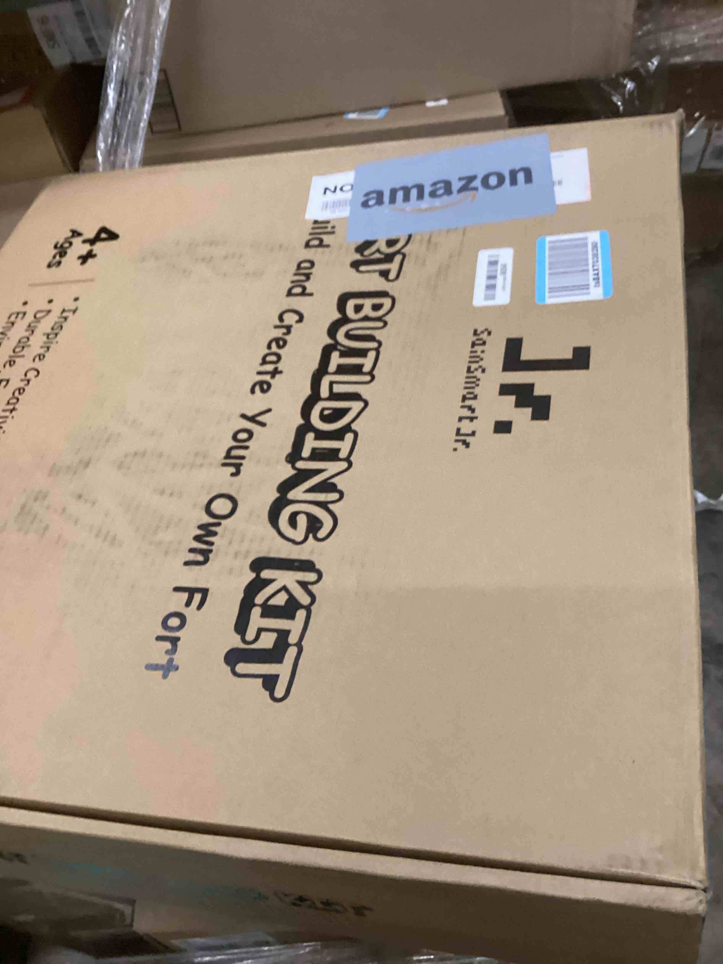 Condition photo showing New/Like New for SainSmart Jr. Fort Building Kit - All-in-One Cardboard Fort Kit for Kids - Build Giant Indoor Forts, Mazes & Tunnels - Endless Screen-Free Creative Play - 23 INCH