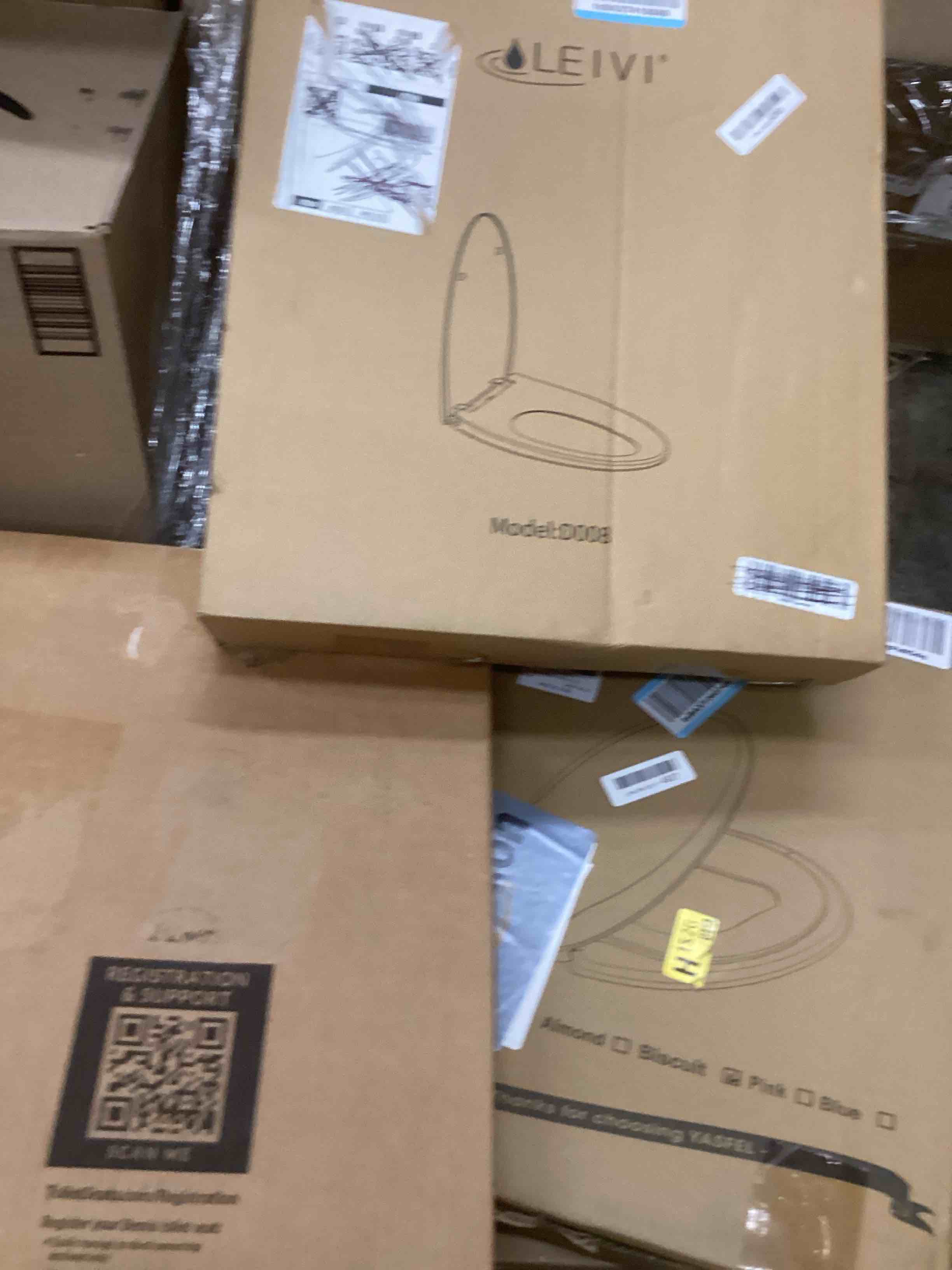 assorted toilet seats 