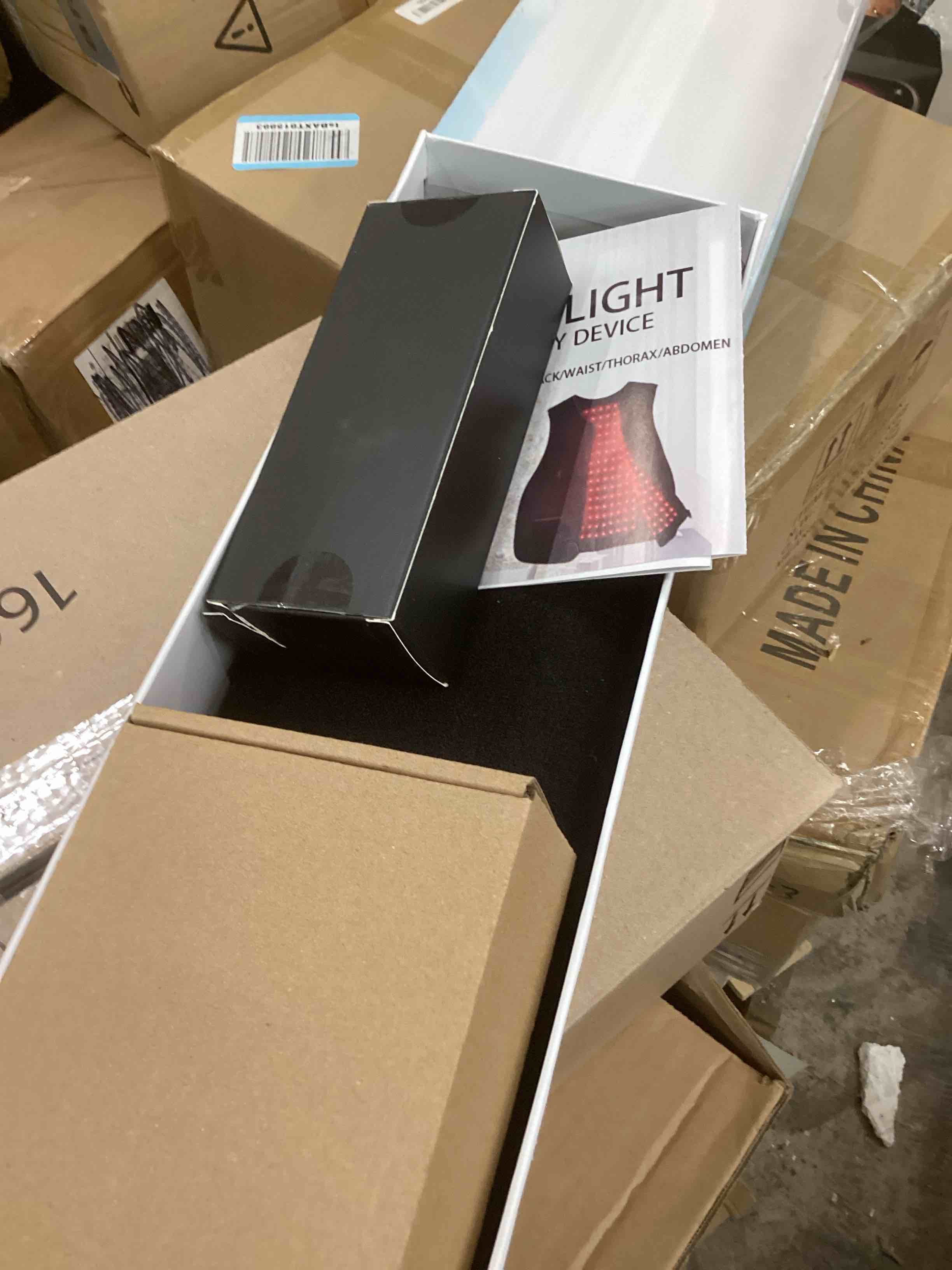 Condition photo showing New/Like New for Red Light Therapy Vest for Back, Shoulder & Abdomen – 384 Dual Wave LEDs (660nm & 850nm) Wearable Infrared Device for Pain Relief, Muscle Recovery, Postpartum Care & Period Cramps