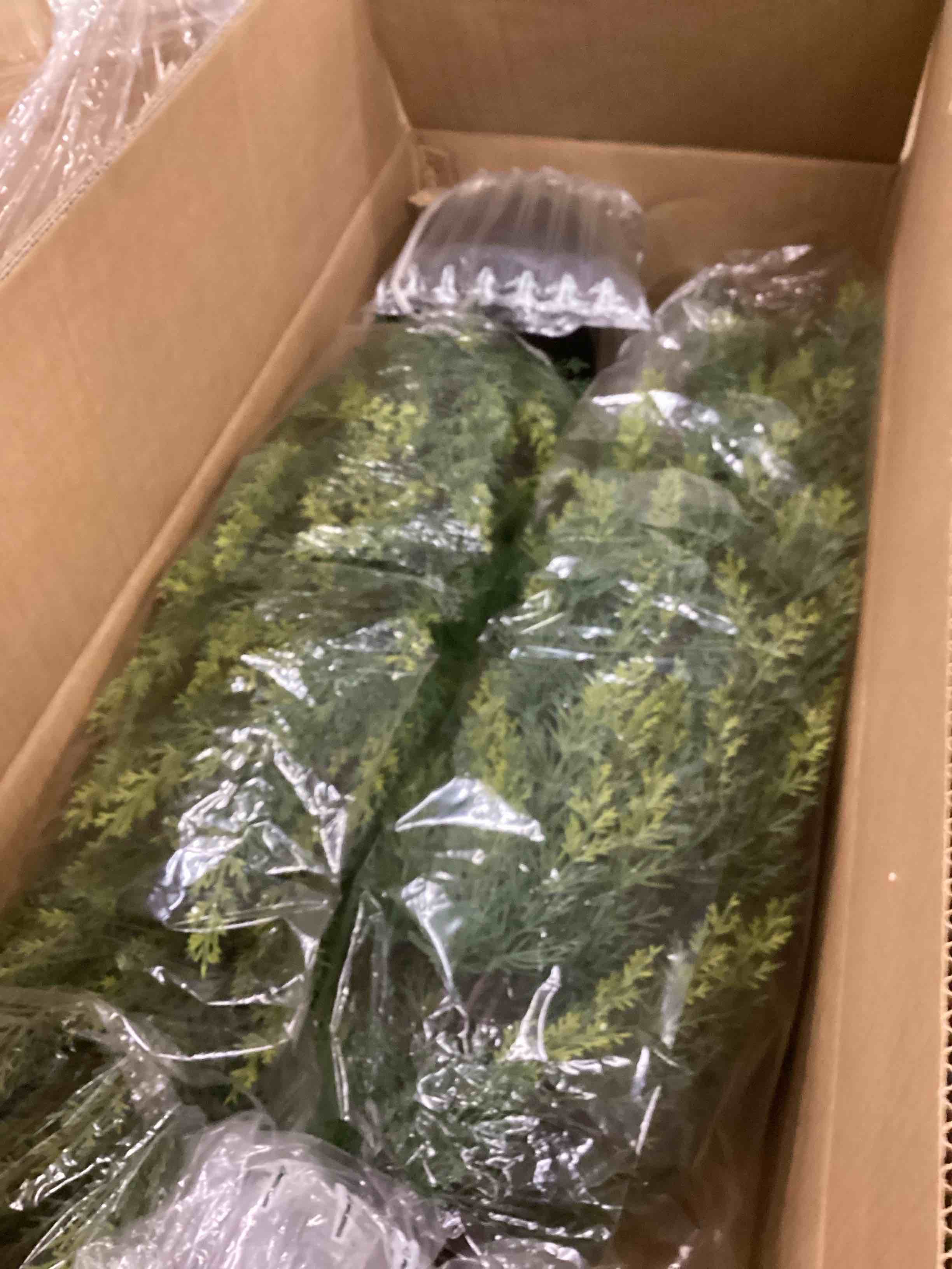 Condition photo showing New/Like New for 3FT Artificial Cedar Topiary Trees Set of 2 - Realistic Faux Cypress Plants UV Resistant for Outdoor Planter, Fake Bushes & Shrubs for Porch Front Door Outside UV Rated, 3 Feet Tall, 2 Pack