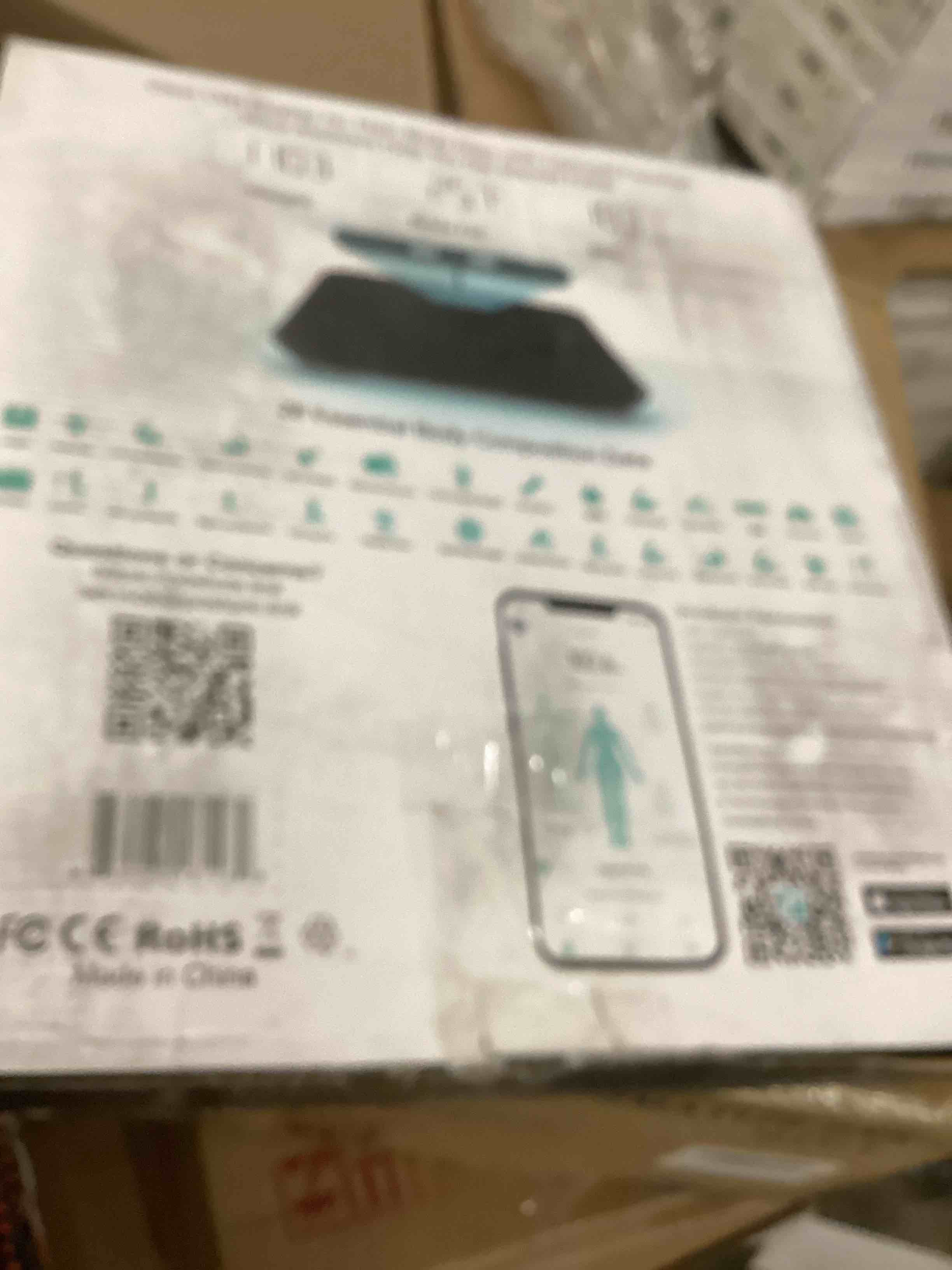 Condition photo showing As Is for Posture Scale for Body Weight and Fat, Digital Bathroom Scale BMI Weighing Bluetooth Body Fat Scale, 8 Electrode Smart Body Fat Scale, Full Body Composition Analyzer with Voice Prompt 16.34 x 14.65 x 2.17 inch