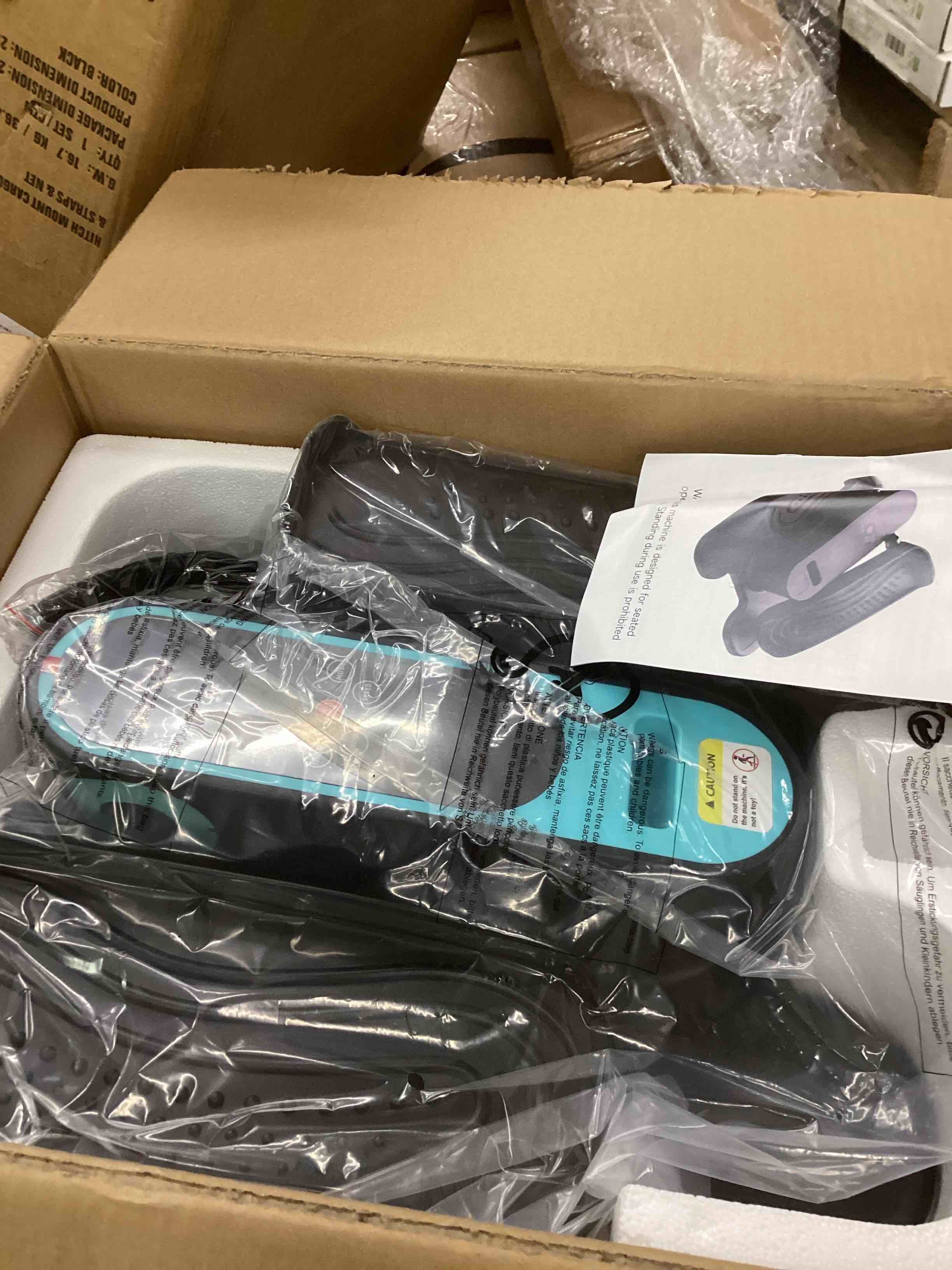 Condition photo showing New/Like New for 2025 New Under Desk Elliptical Machine,Portable Seated Pedal Exercise Machine for Seniors, 12 Adjustable Speed Elipse Leg Exerciser with Remote Control,Quiet Foot Exercise Machine for Home Office Blue