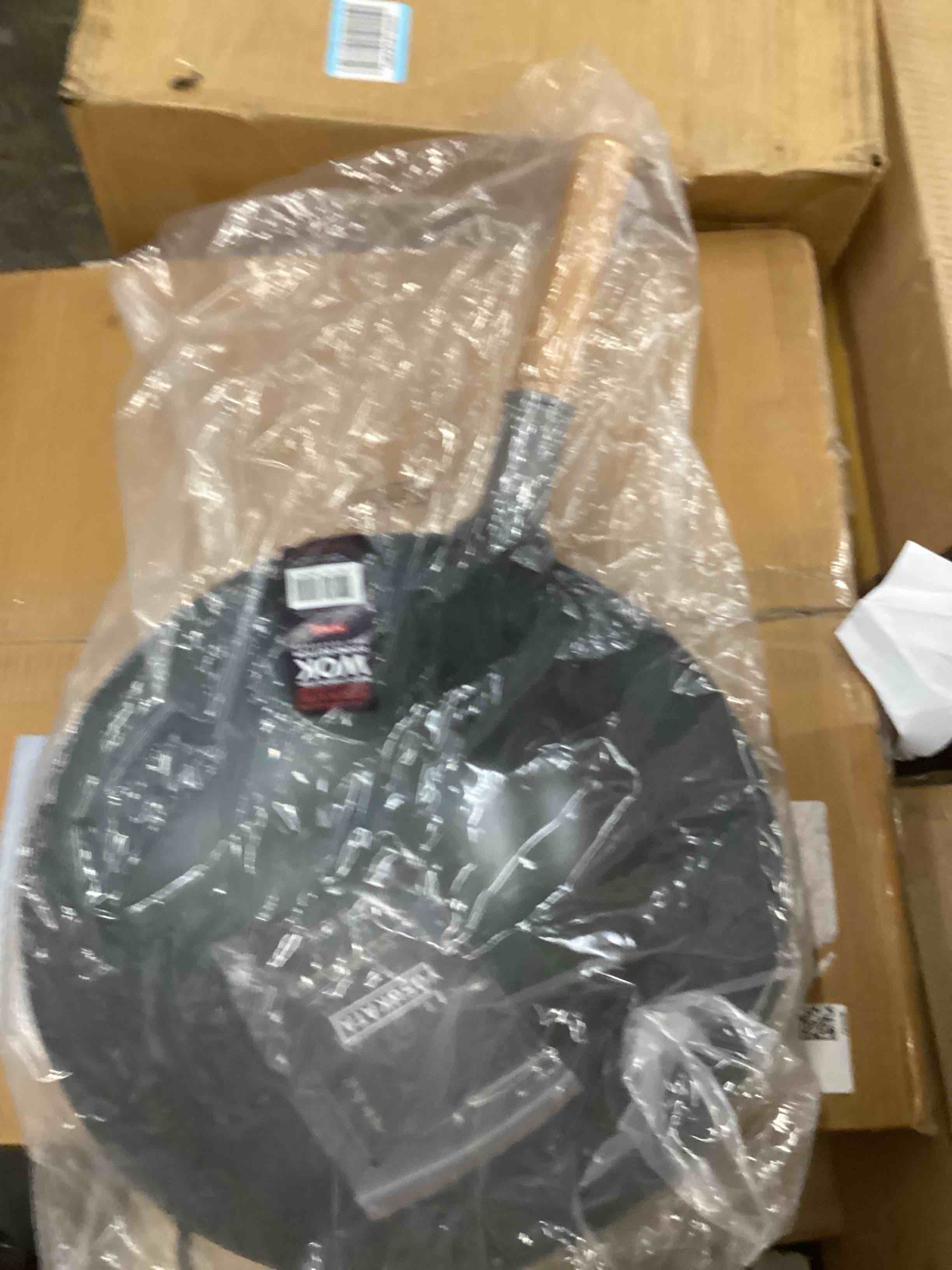 Condition photo showing New/Like New for YOSUKATA 14" Carbon Steel Wok with Round Bottom – Pre-Seasoned Pow Wok for Stir Fry – Traditional Chinese Japanese Black Steel Pan – Outdoor Cookware for Gas Stovetops, Open Fire, BBQ, Camping