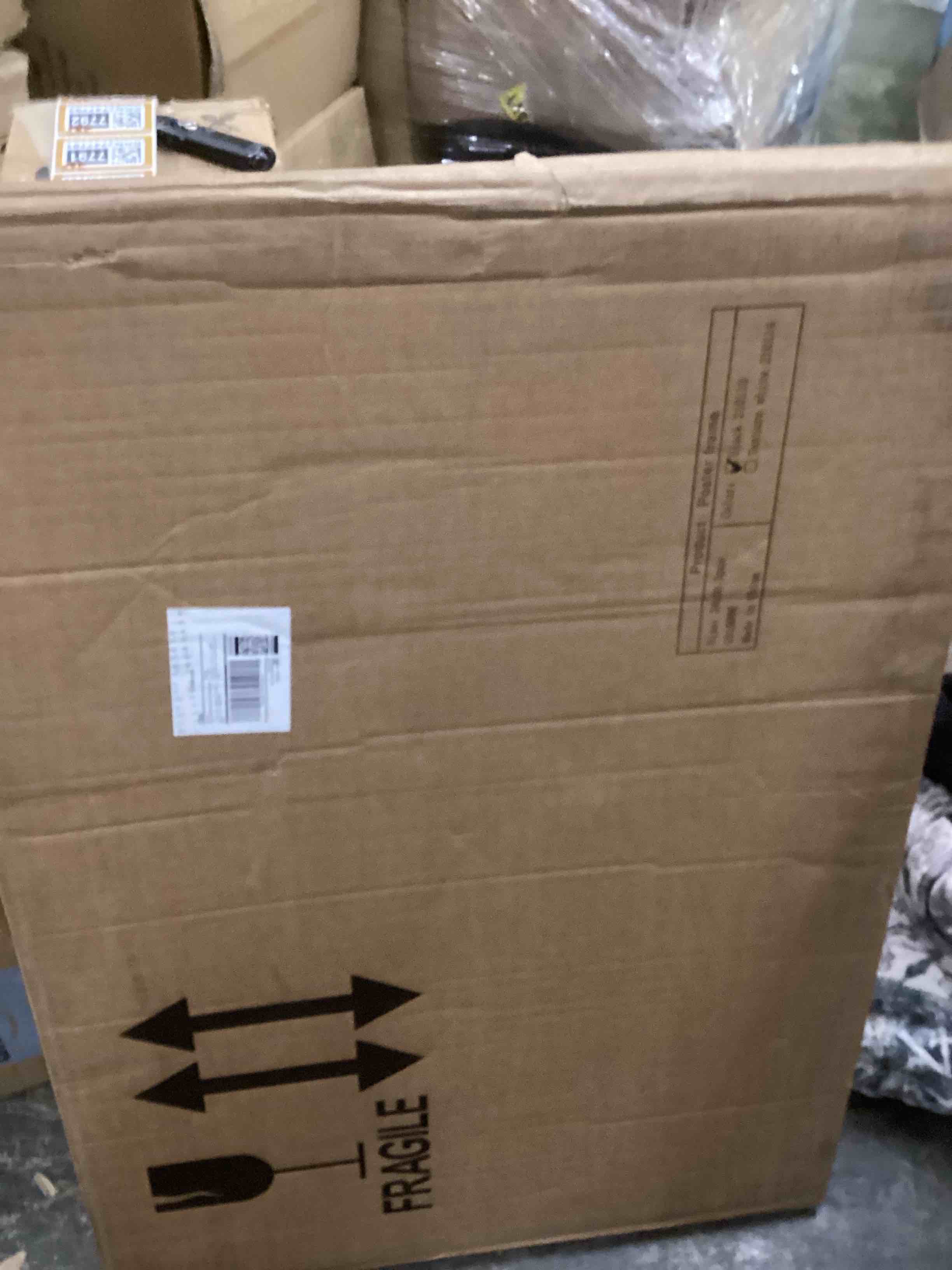 Condition photo showing As Is for QDSSDECO 24x36 Poster Frame Black Wood Frame with Plexiglass Horizontal and Vertical Formats Hanging on the Wall Display Picture, Set of 3 Black 24"x36"3pk