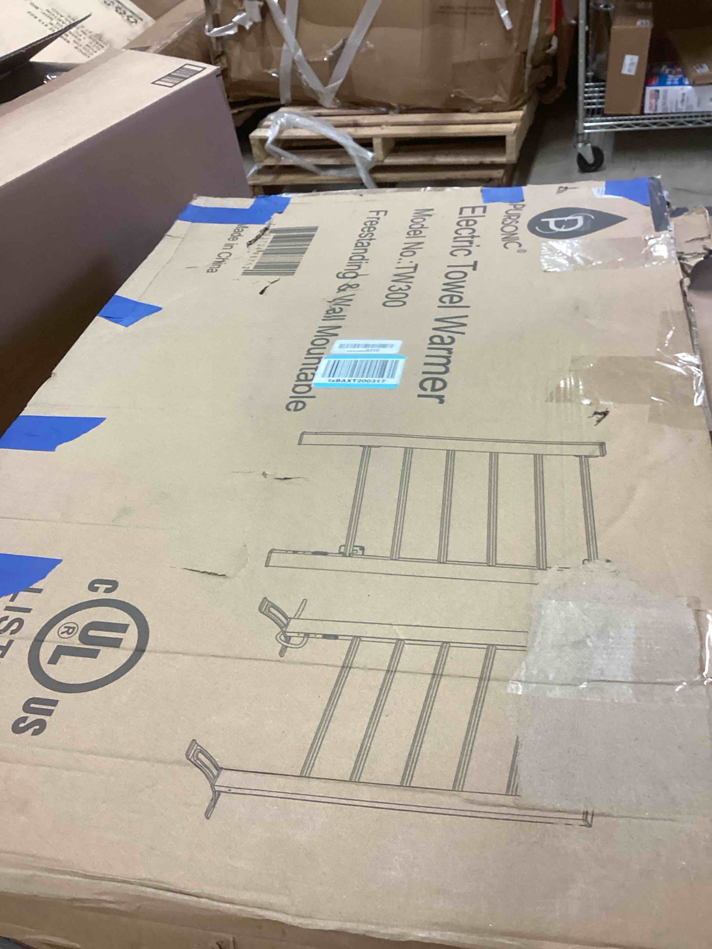 Condition photo showing Good Condition for Pursonic TW300 6-Bar Freestanding or Wall Mountable Towel Warmer,Silver