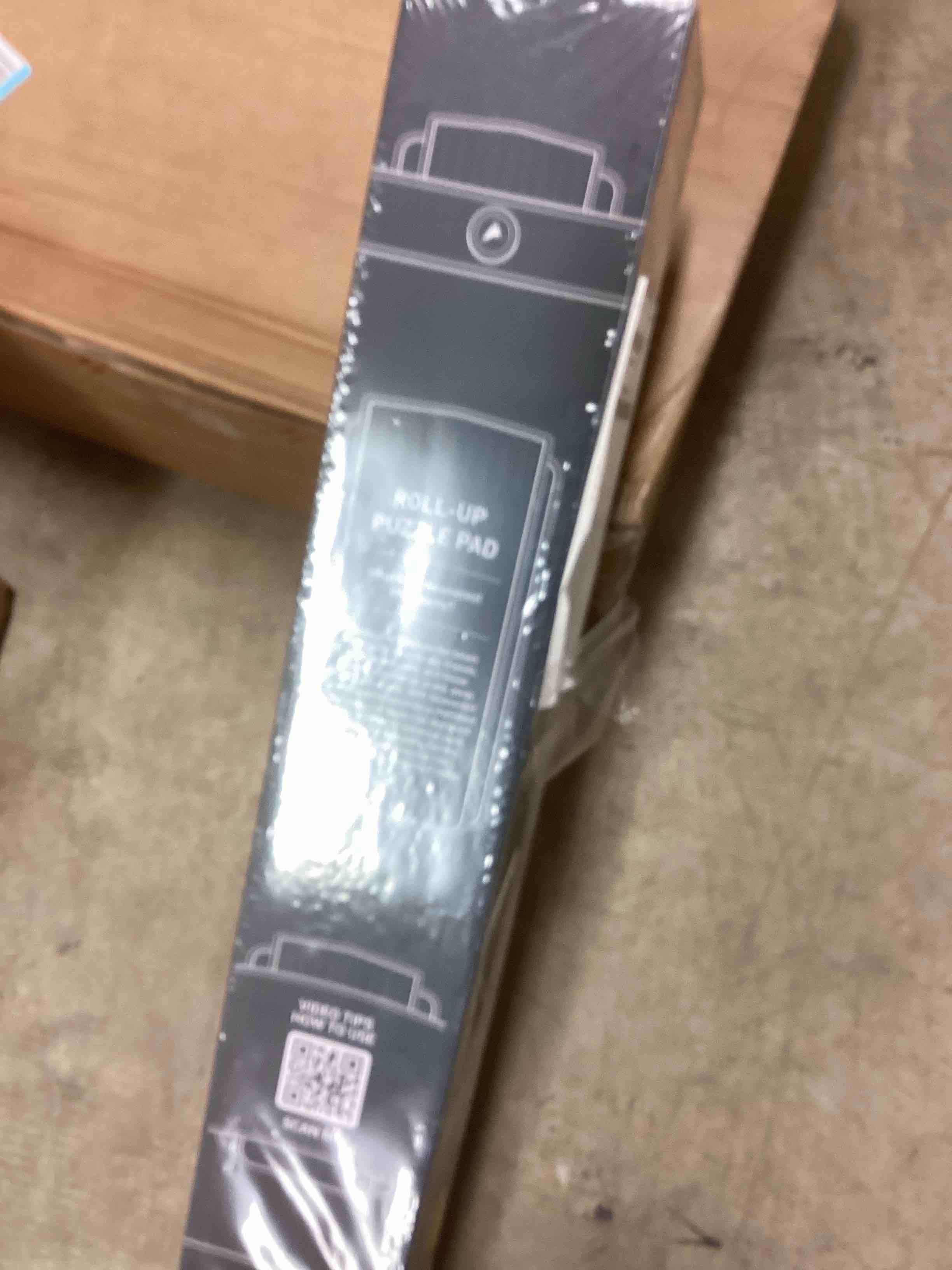 Condition photo showing New/Like New for Newverest Jigsaw Puzzle Mat Roll Up, Saver Pad 39.4” x 23.6” Portable Keeper Up to 1000 Pieces with Non-Slip Rubber Bottom and Polyester Top + 3 Puzzle Sorting Trays, Travel-Friendly Storage Bag 1000pcs