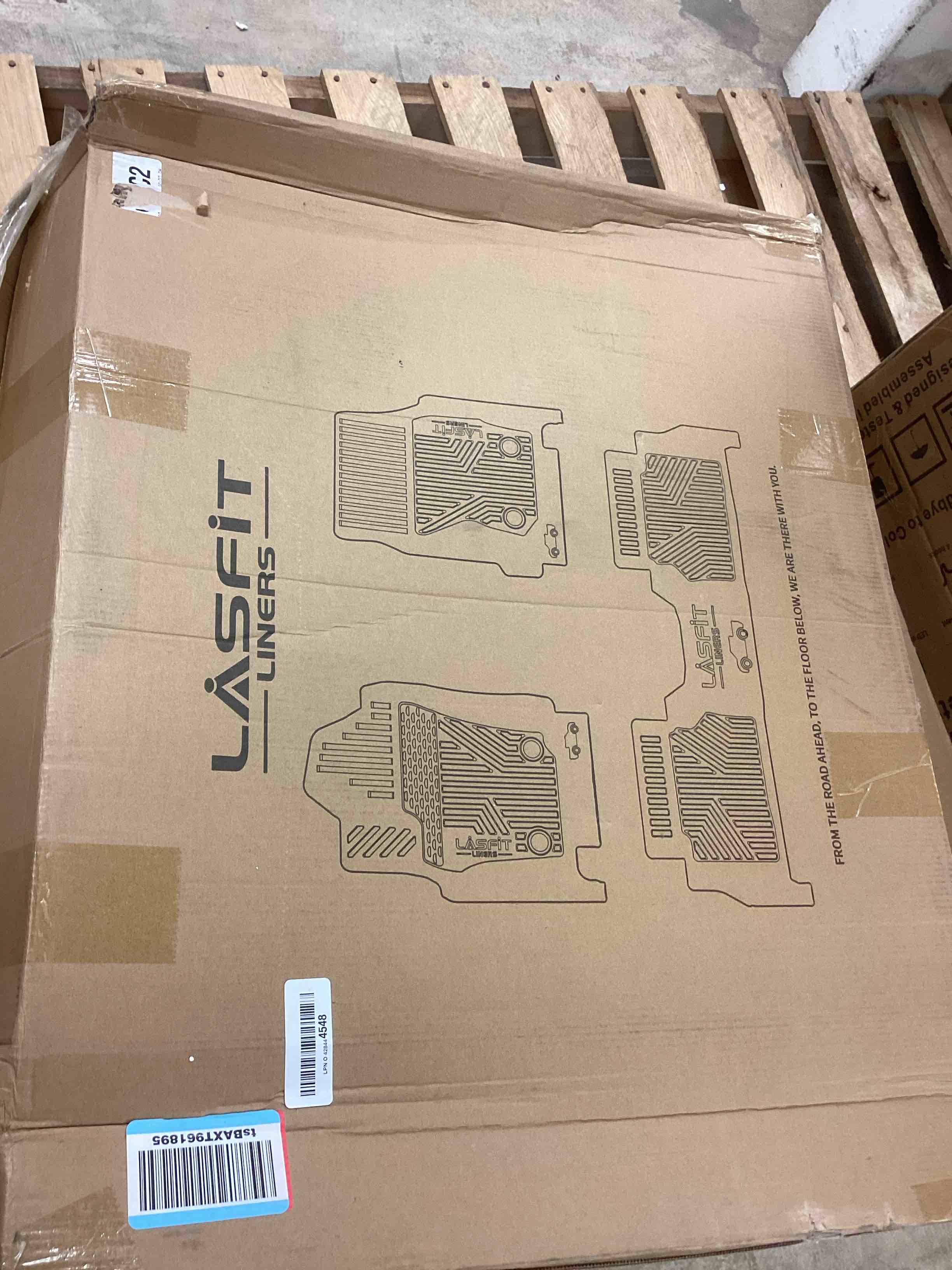 Condition photo showing New/Like New for LASFIT Floor Mats & Cargo Mat for Hyundai Tucson Gas 2026 2025 2024 2023 2022 SEL/SEL Convenience/SE/XRT, All Weather TPE Car Mats Custom Fit Tucson 2022-2026 Floor Liners & Trunk Mat, Black 2)Hyundai Tucson | 2022-2026 | Gas | Full Set