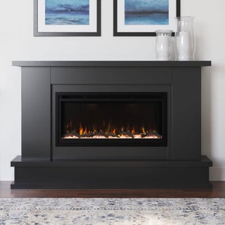 electric fireplace with mantel 35*20*7in
