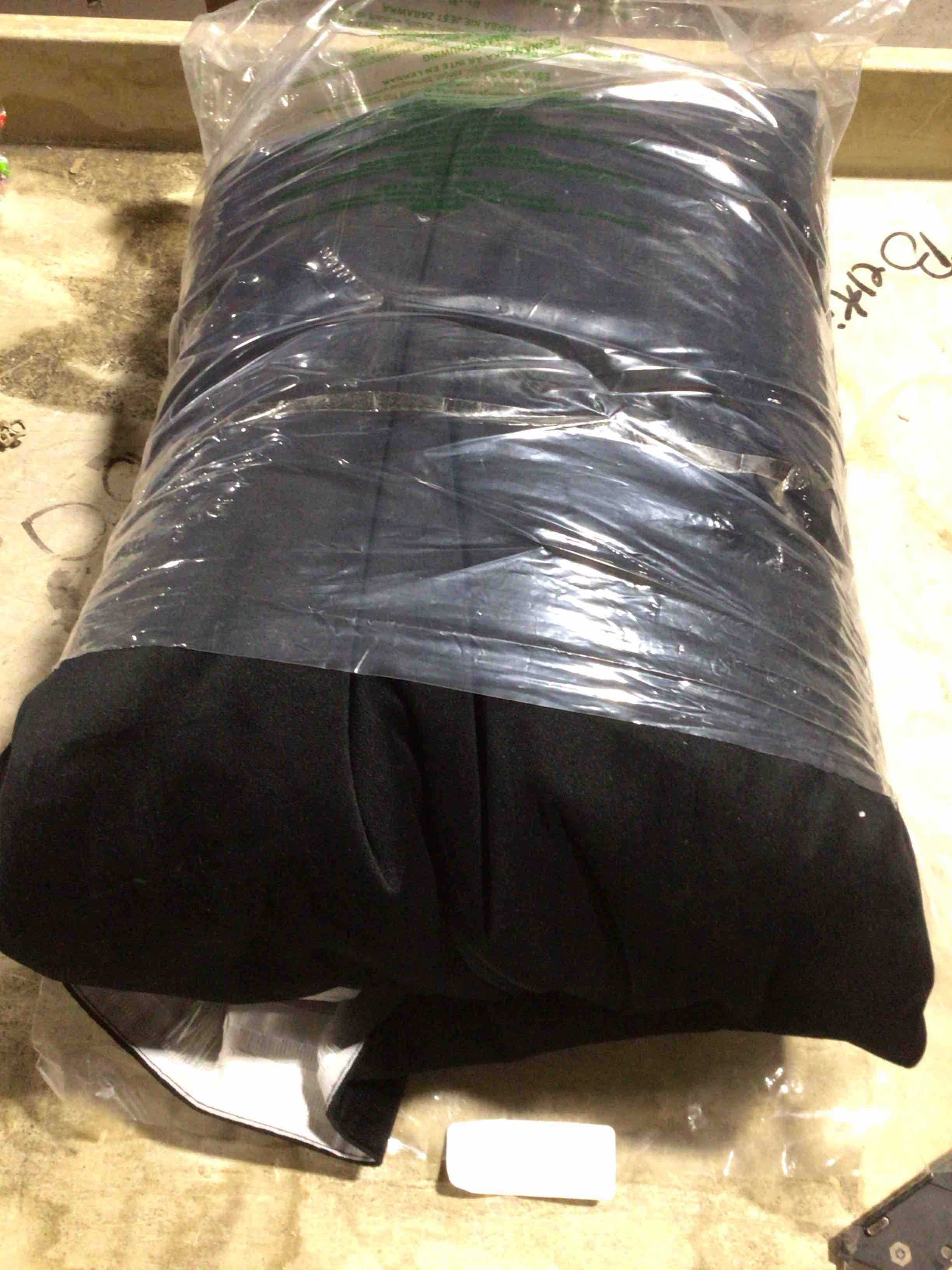 Condition photo showing Good Condition for StangH Black Curtains 144 inches Long Soft Velvet Blackout Thermal Insulated Window Drapes Back Tab Luxury Home Decor for High Ceiling/Villa, W52 x L144, 2 Panels 52"W x 144"L (Pack of 2) Black