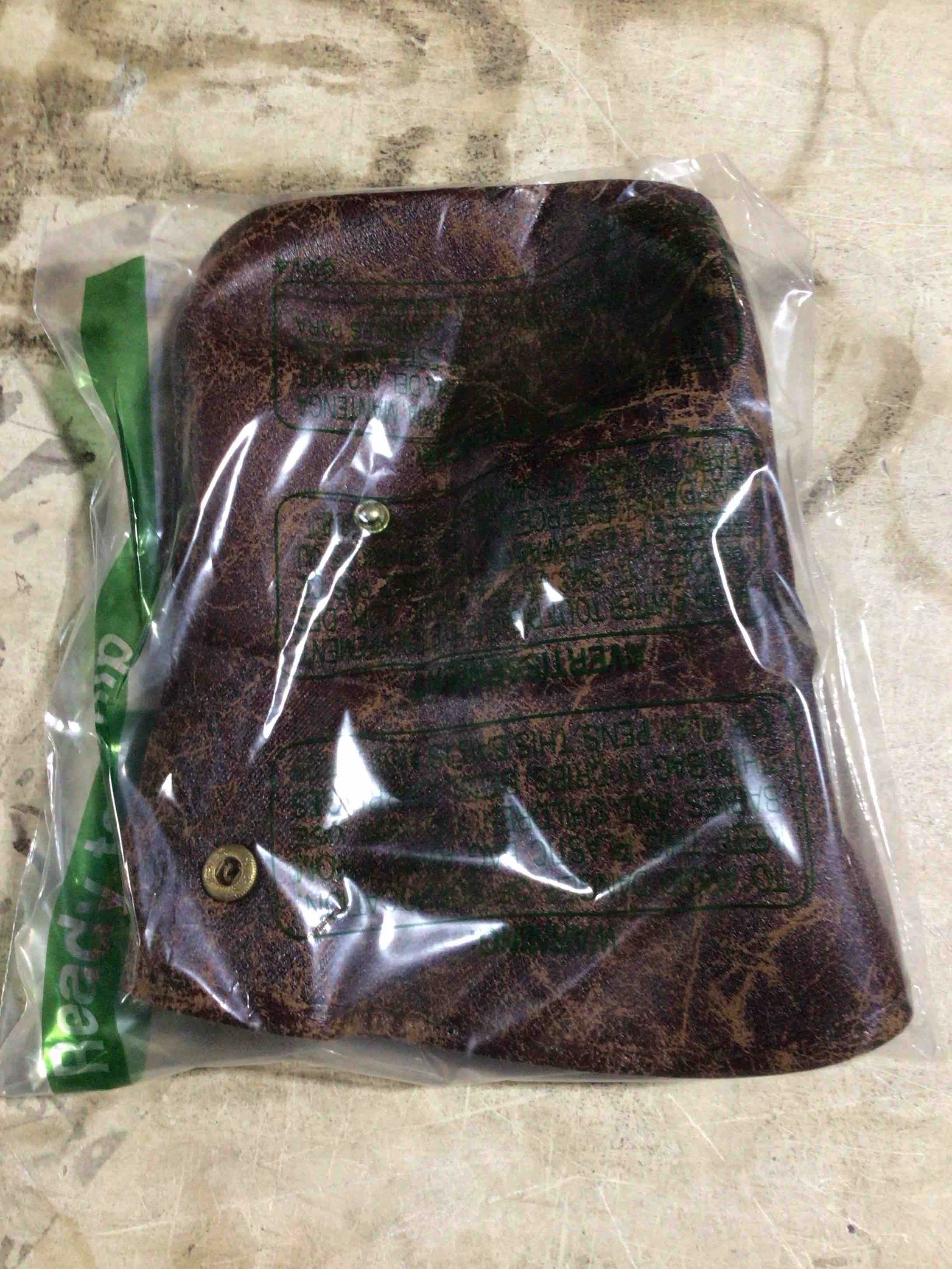 Condition photo showing Good Condition for Srnede Pirate-Hat Women Tricorn Brown Pirate Men Leather Faux Leather Vintage Wrinkle Distressed