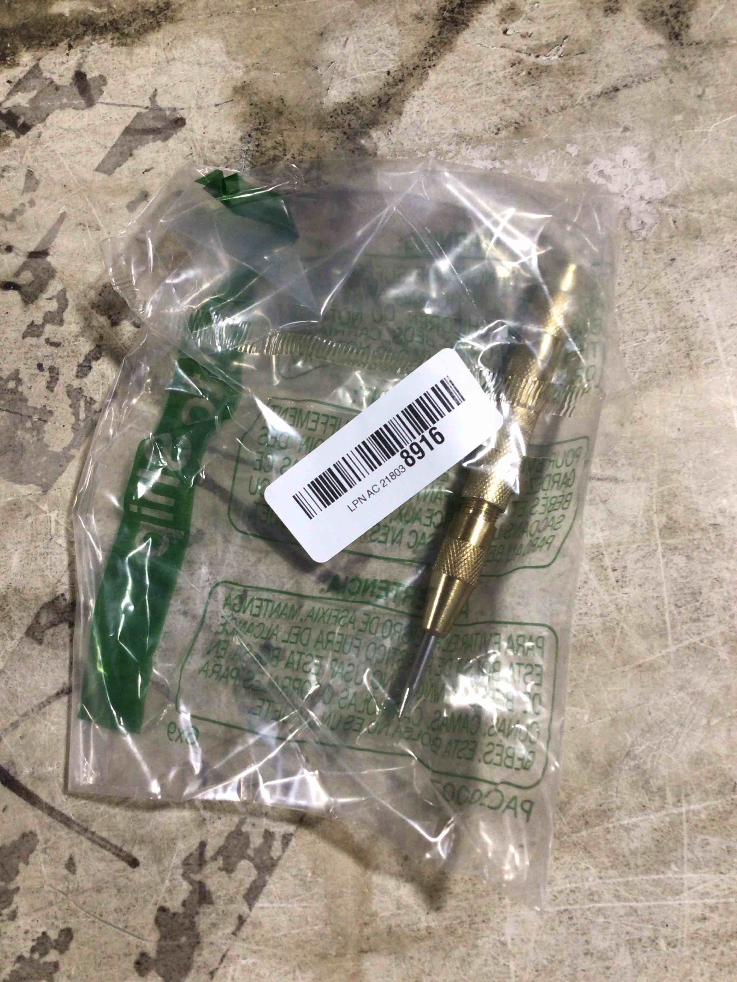 Condition photo showing Good Condition for Akozon 1pc Automatic Center Punch Tool with HSS Tip Spring Loaded Brass Body Roll Pin Punch Pin Punch 1/8 Roll Pin Punch Set