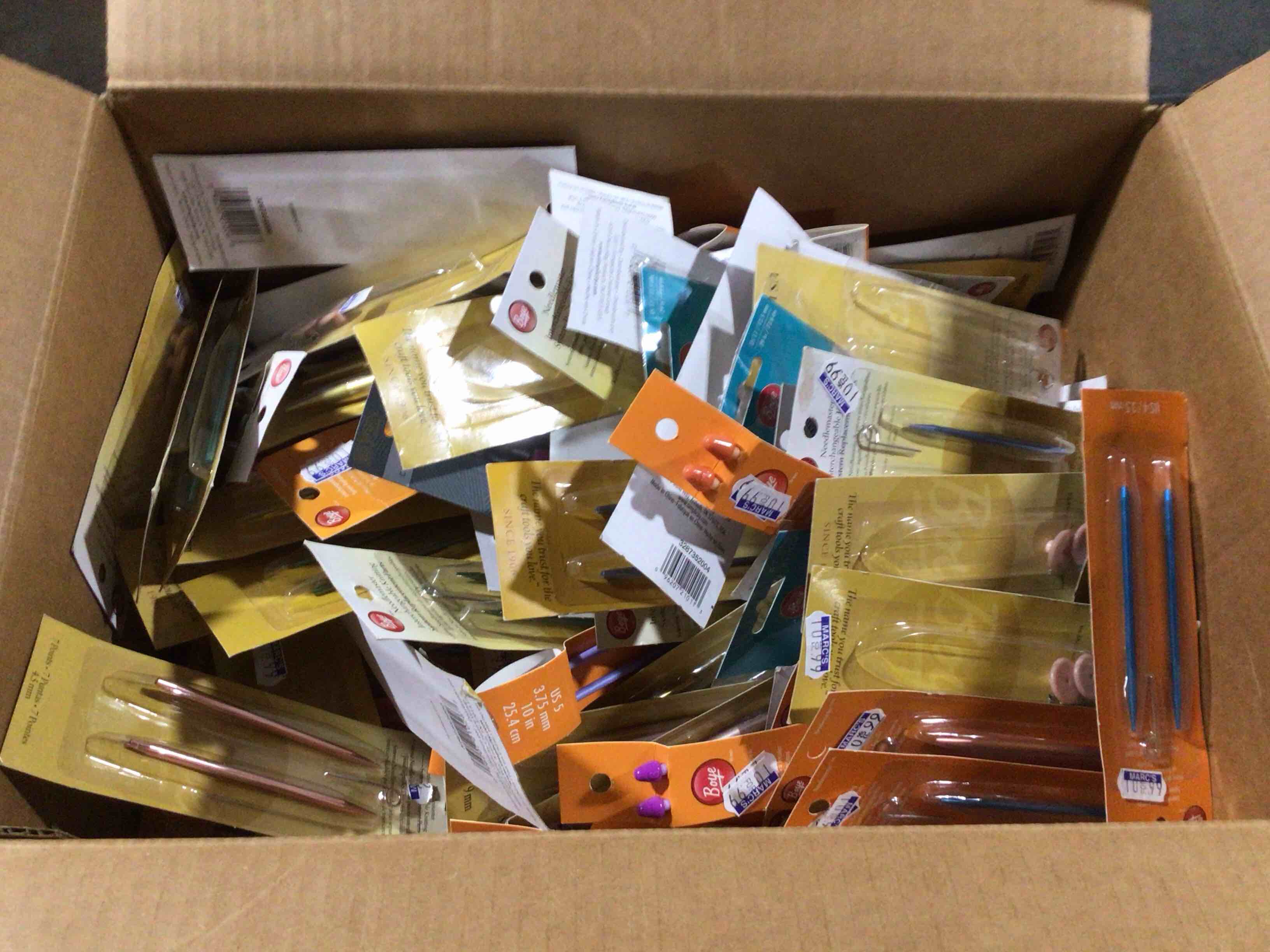 box lot of miscellaneous items 