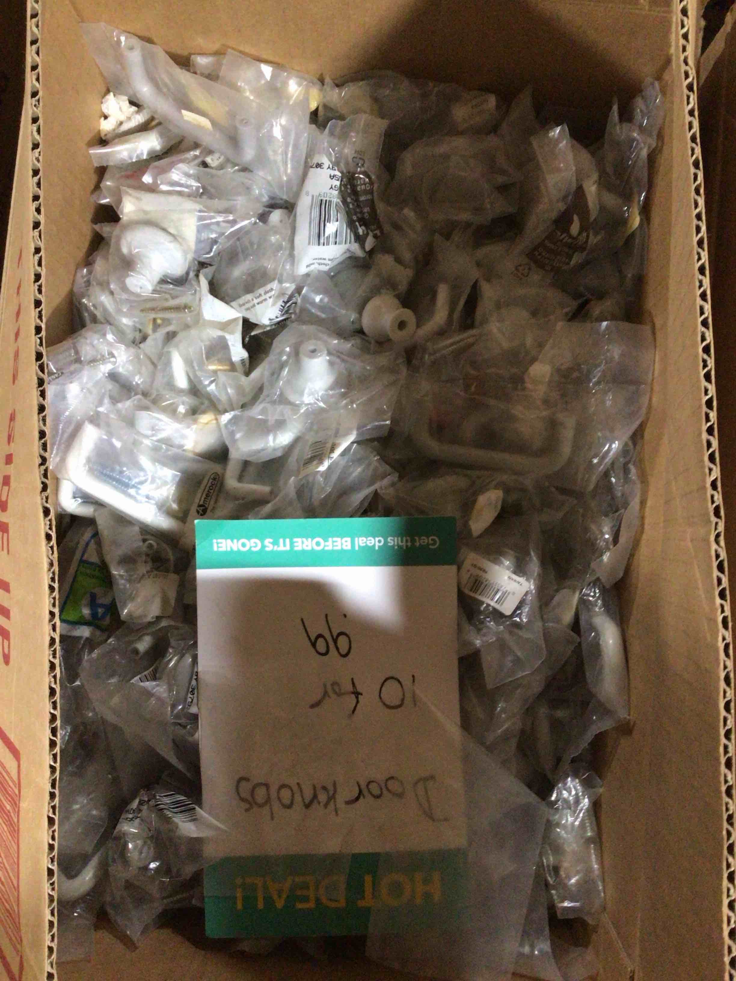 box lot of miscellaneous items 