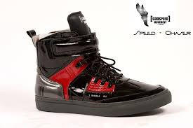 GODSPEED MOVEMENT STYLE SPEED-1 BOOTS MEN SIZE 10, COLOR: BLACK/RED/GREY