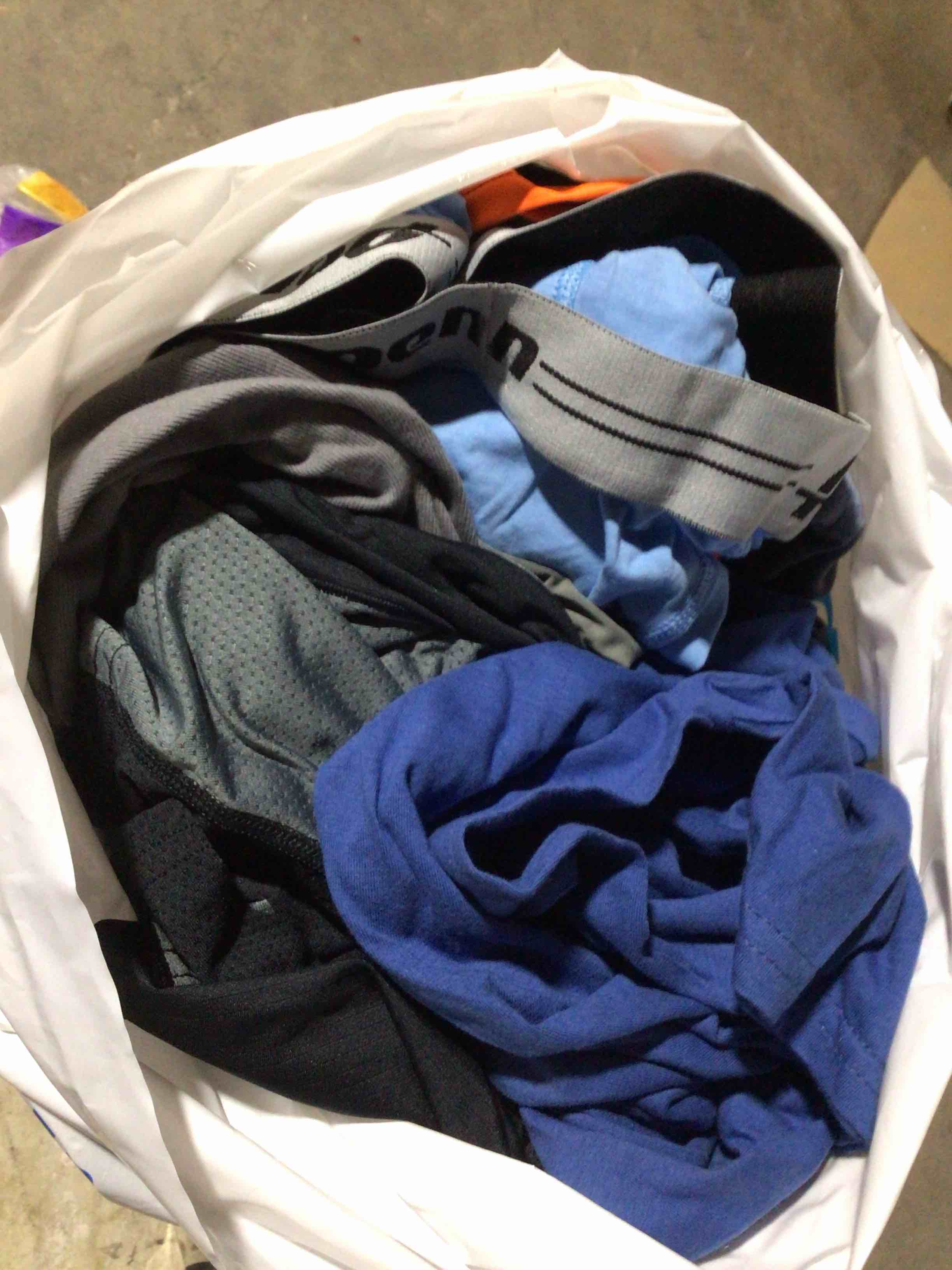 Assortment of 50 underwear (toddler, woman’s & men’s)