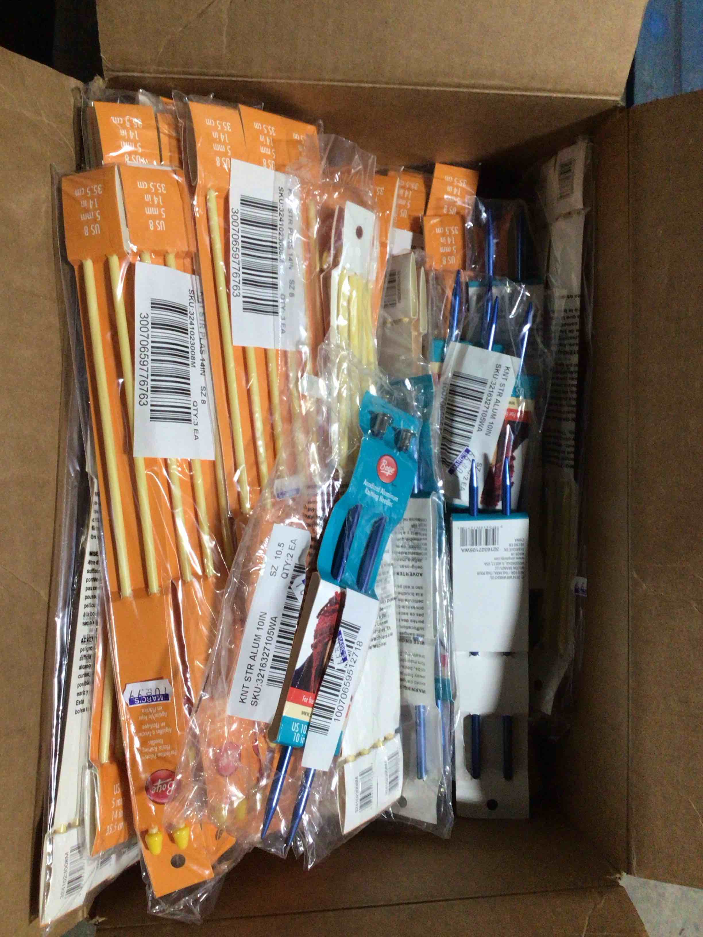 box lot of miscellaneous items 