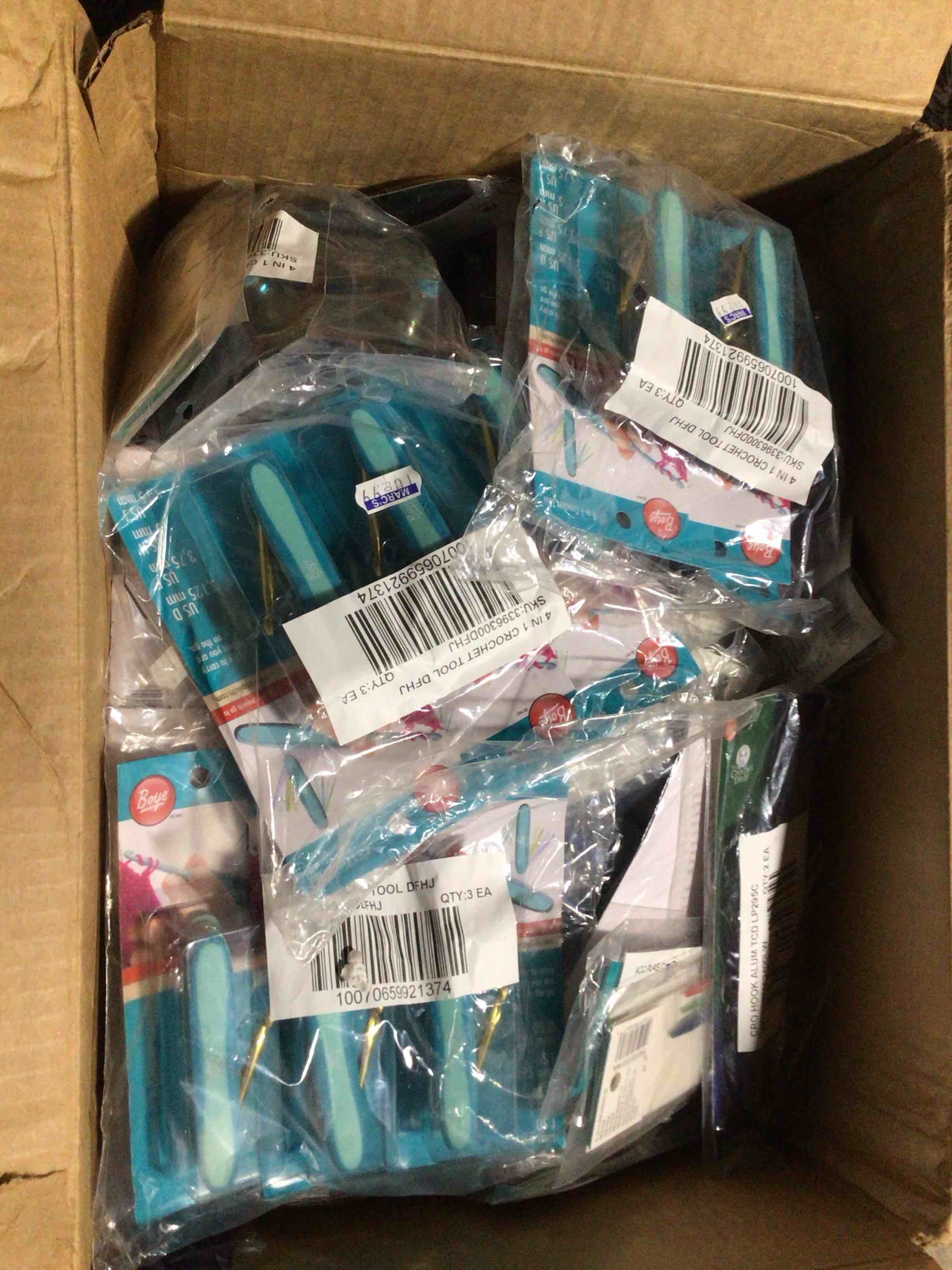 box lot of miscellaneous items