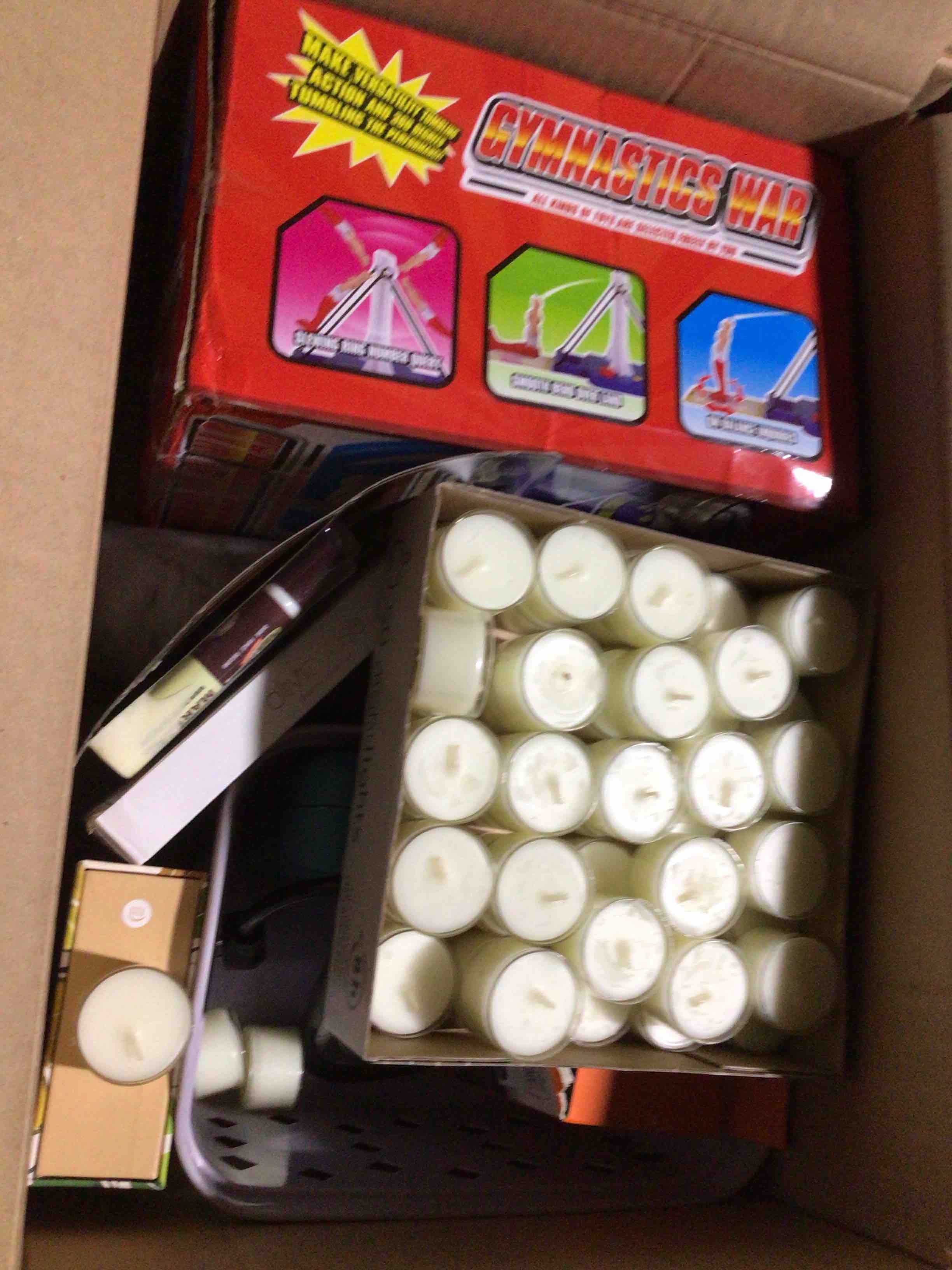 box lot of miscellaneous items 