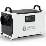 145 Pints Commercial Dehumidifier with Pump and Drain Hose for Crawlspace & Basement | MOISWELL Defender MP145