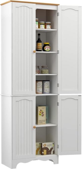 BK43399-WHH03 TALL TOUBLE PANTRY 29.5X35.7X18.5 CM