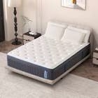 Lechepus Full Mattress, 14 Inch Cooling Gel Memory Foam Hybrid Mattress with 7-Zone Pocket Springs, Medium Plush Feel Bed Mattresses in a Box, CertiPUR-US Certified