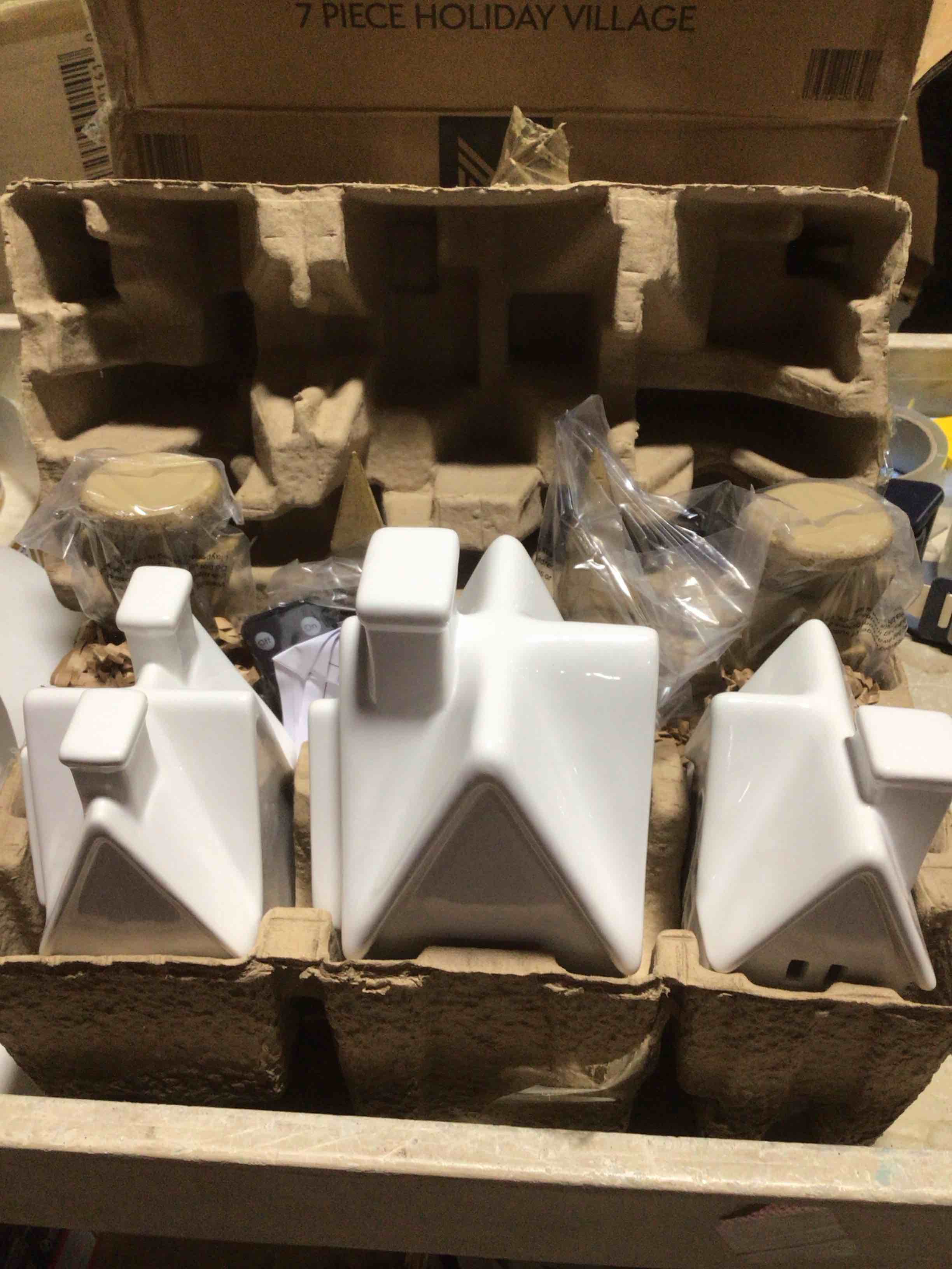 Condition photo showing Good Condition for Member’s Mark Pre-Lit Holiday Village, 7pc.