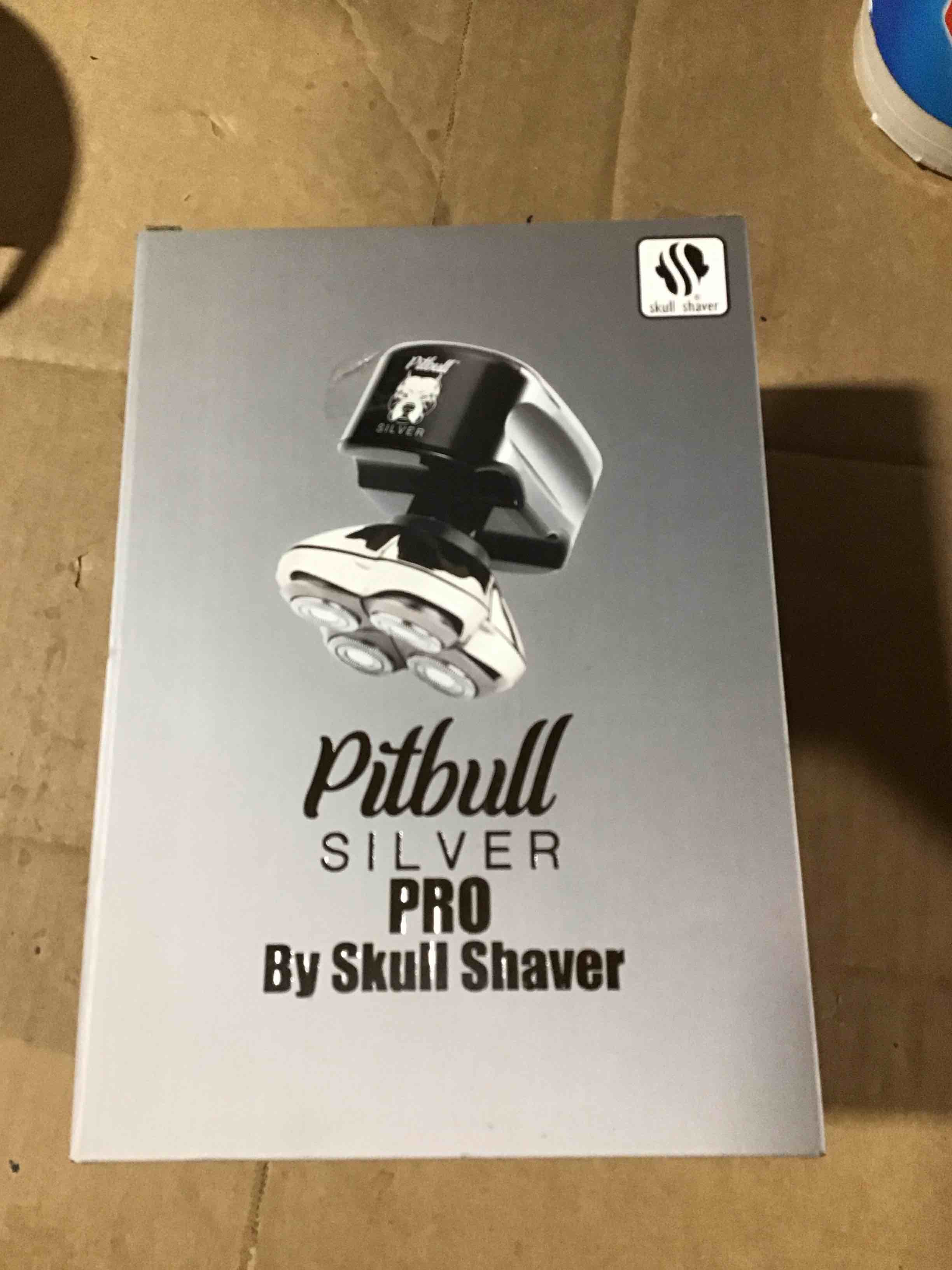 skull shaver - pitbull silver pro sx5 head and face shaver