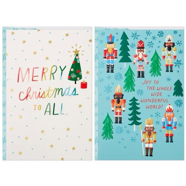 hallmark assorted holiday christmas cards, 35 pk.