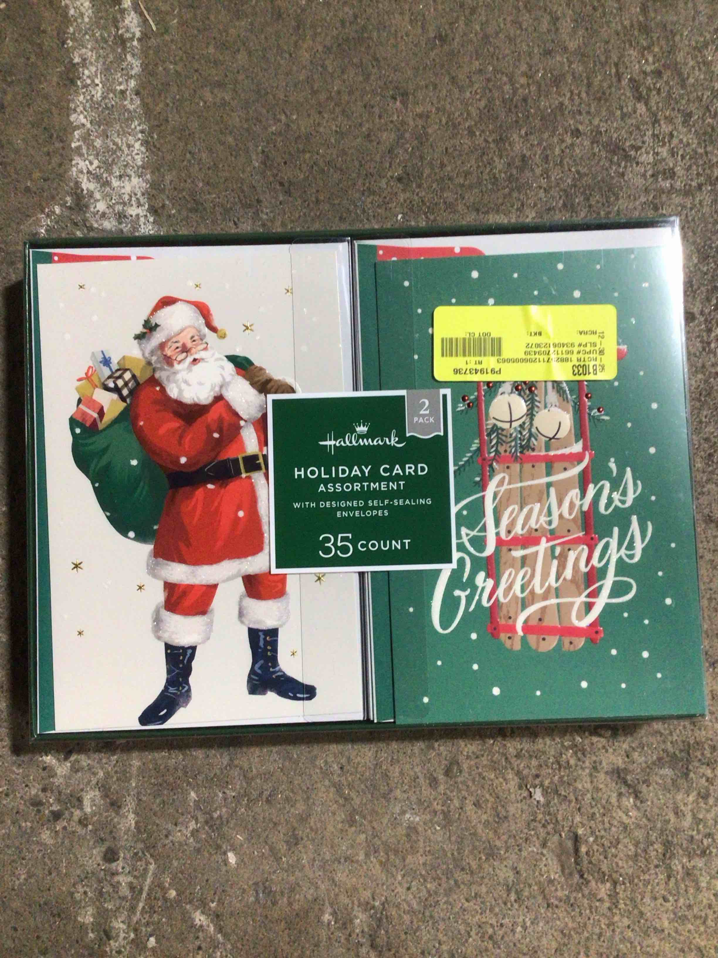 Condition photo showing New/Like New for Hallmark Assorted Holiday Christmas Cards, 35 pk.