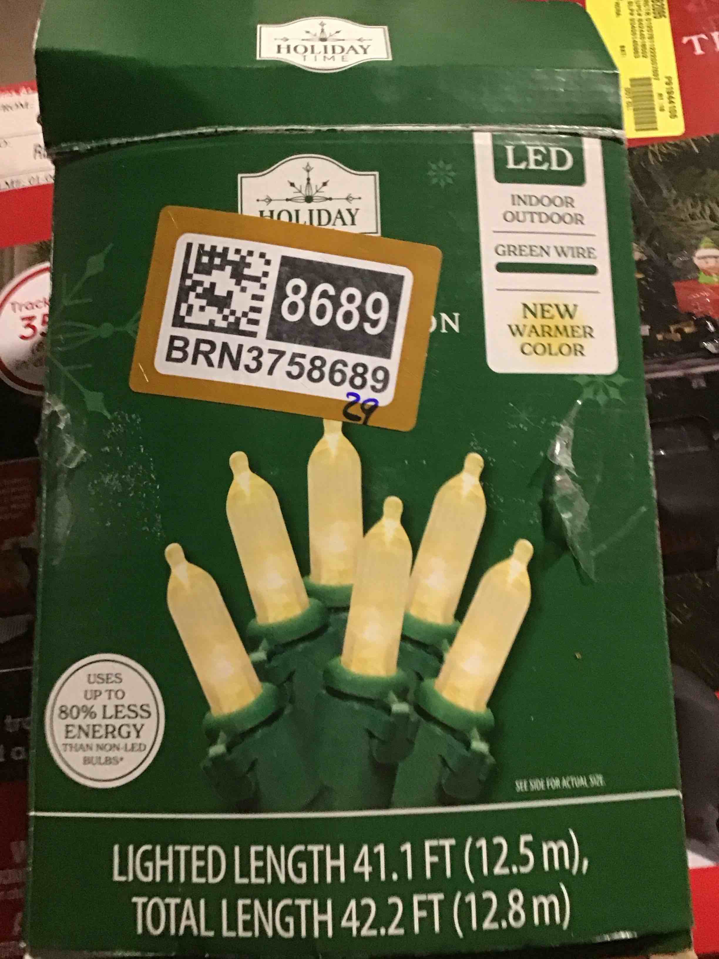 ODEETRONIC Steady & Blink Clear Christmas Lights, 21.63ft 100 Count Incandescent Christmas Lights, 2 Modes UL Certified Warm Clear Light, Connectable Mini Tree Light for Room Wedding Party, Green Wire