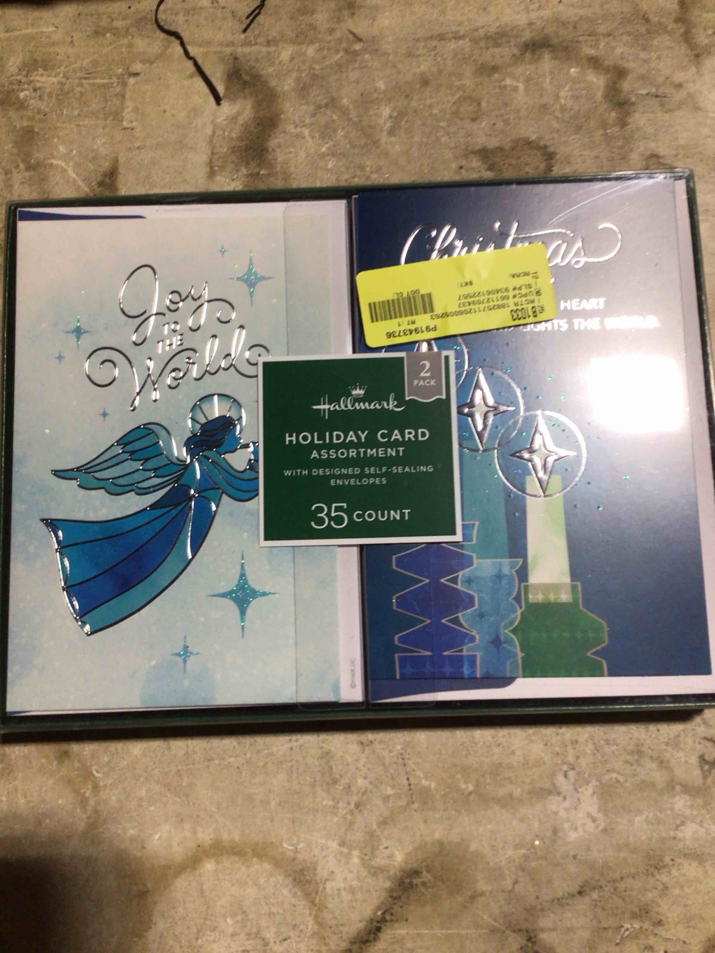 Condition photo showing New/Like New for Hallmark Assorted Holiday Christmas Cards, 35 pk