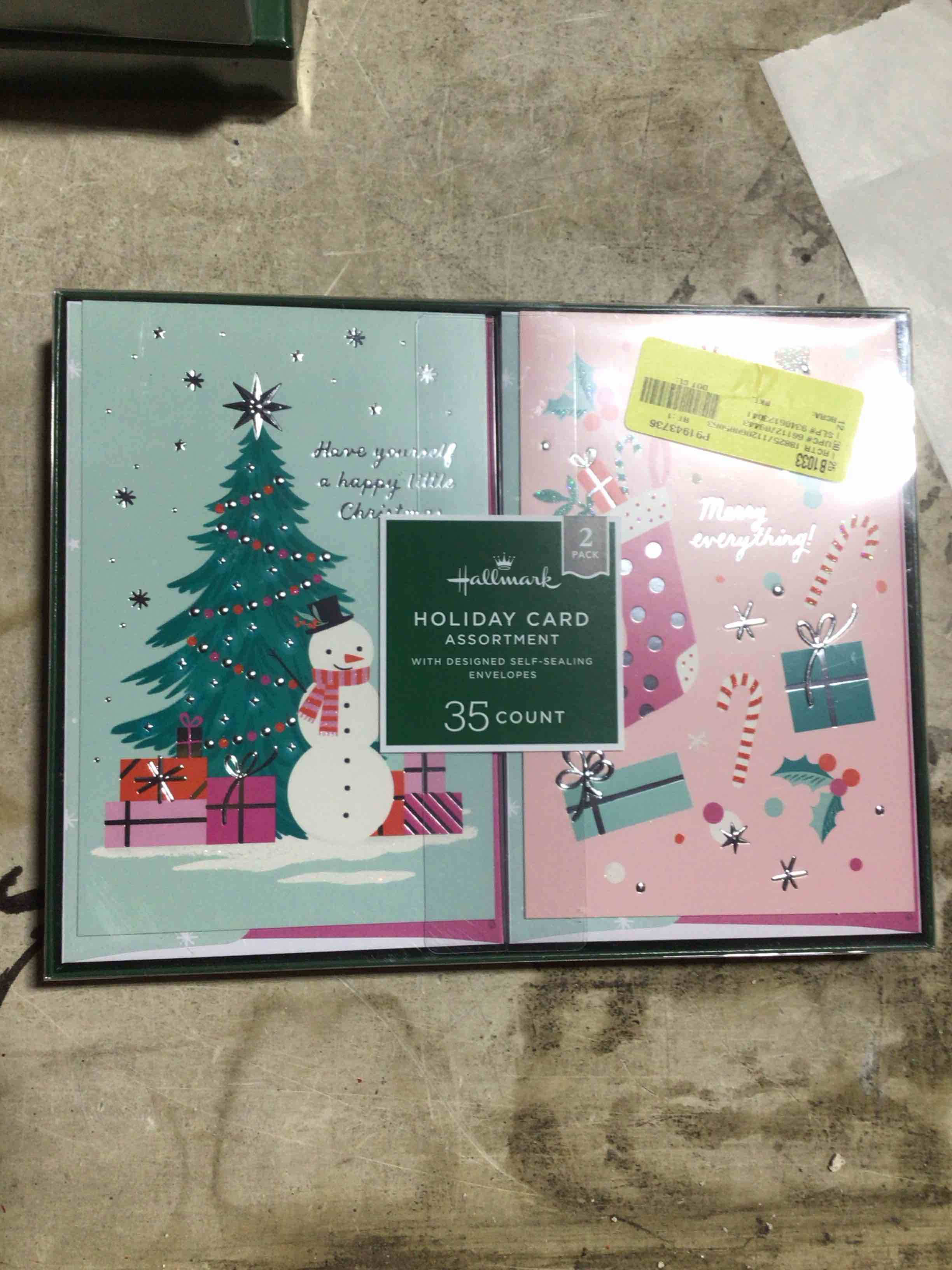 Condition photo showing New/Like New for Hallmark Assorted Holiday Christmas Cards, 35 pk