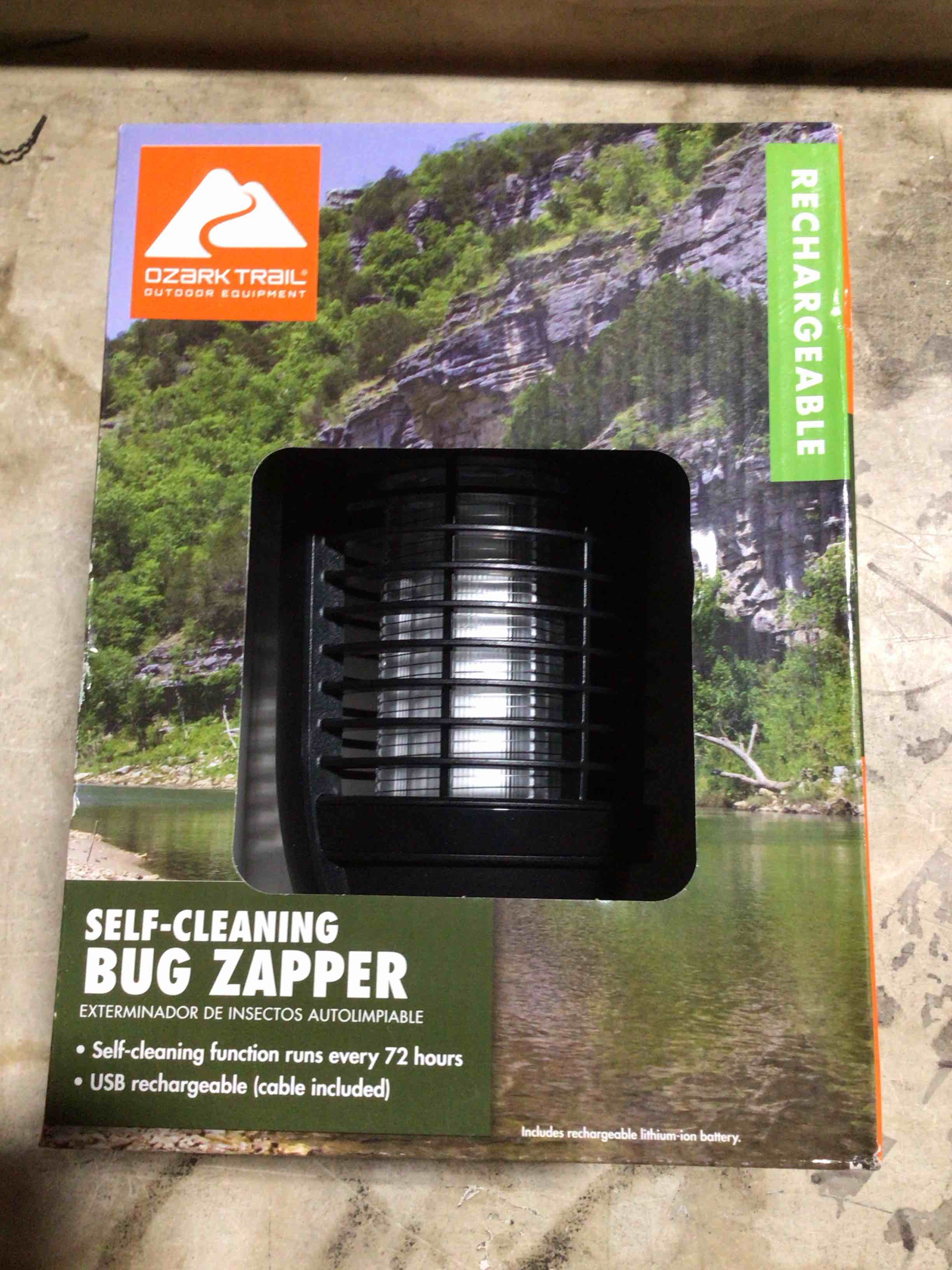 Condition photo showing Good Condition for Ozark Trail Rechargeable Self -Cleaning Bug Zapper