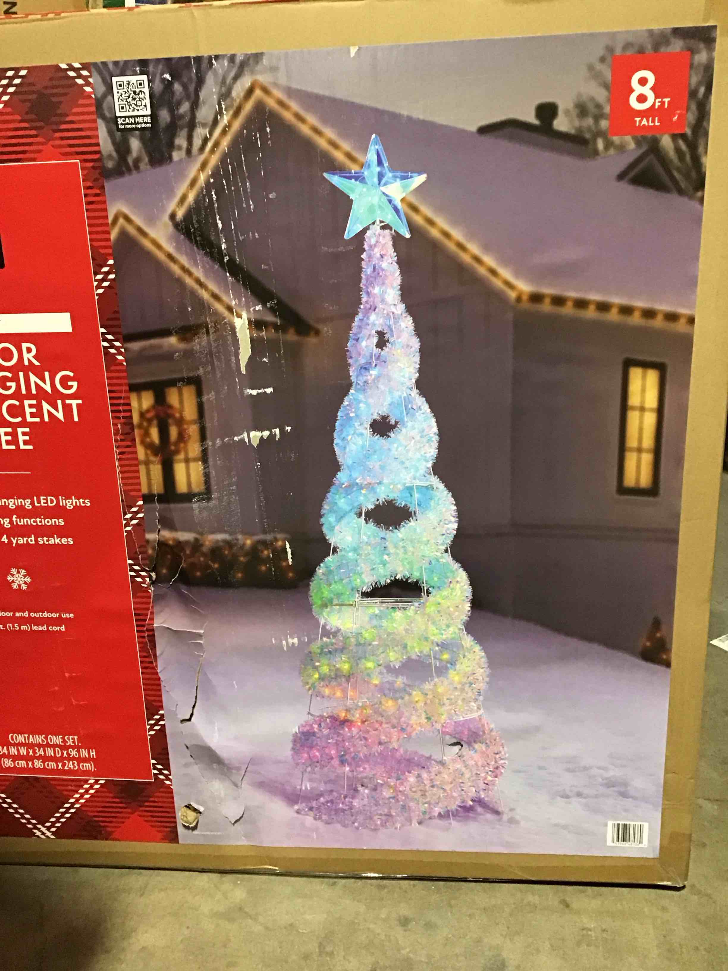 Member's Mark 8' Pre-Lit Iridescent Color-Changing Spiral Tree 4.4 stars out of 57 reviews (4.4)| 