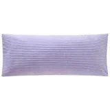 Your Zone 48" x 20" Ribbed Body Pillow with Removable Cover, Lilac