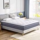 CH12FL-USJY 12 in. Medium Euro Top Hybrid Pocket Spring Full Mattress, Motion Isolation