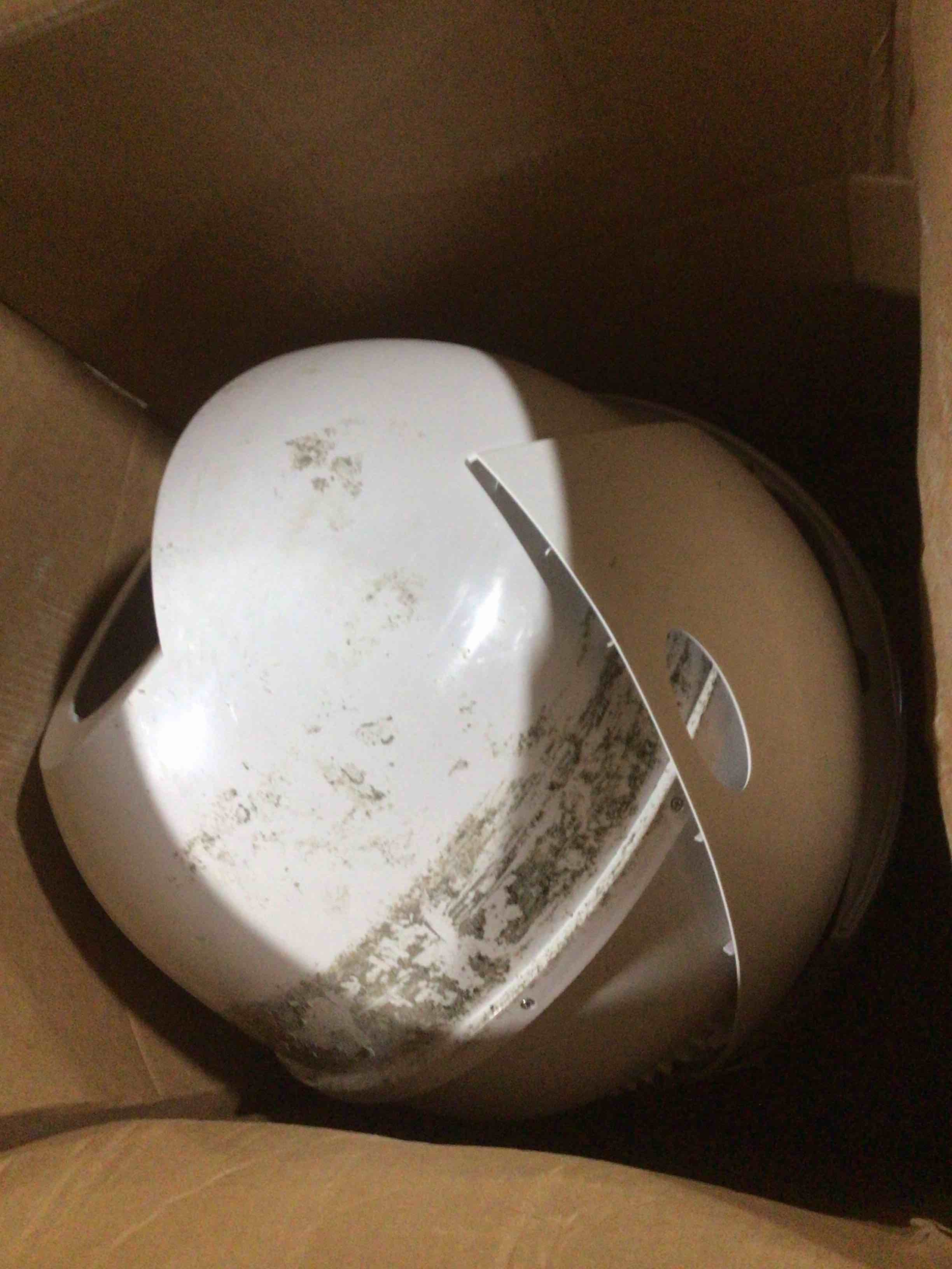 Condition photo showing As Is for Self Cleaning Cat Litter Box, Automatic Cat Litter Box with APP Control Odor Removal Safety Protection for Multiple Cats, with Garbage Bags