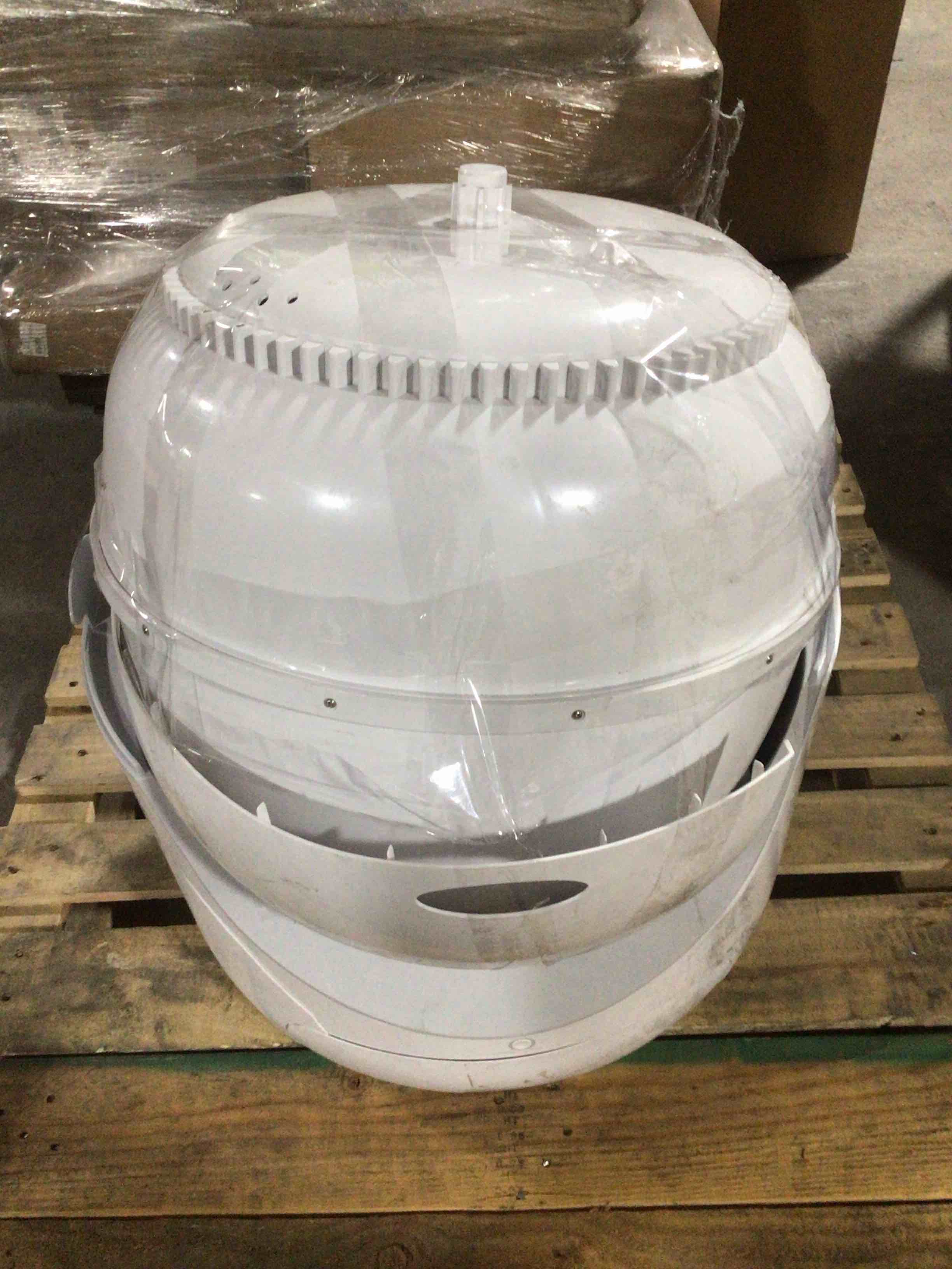 Condition photo showing As Is for Self Cleaning Cat Litter Box, Automatic Cat Litter Box with APP Control Odor Removal Safety Protection for Multiple Cats, with Garbage Bags