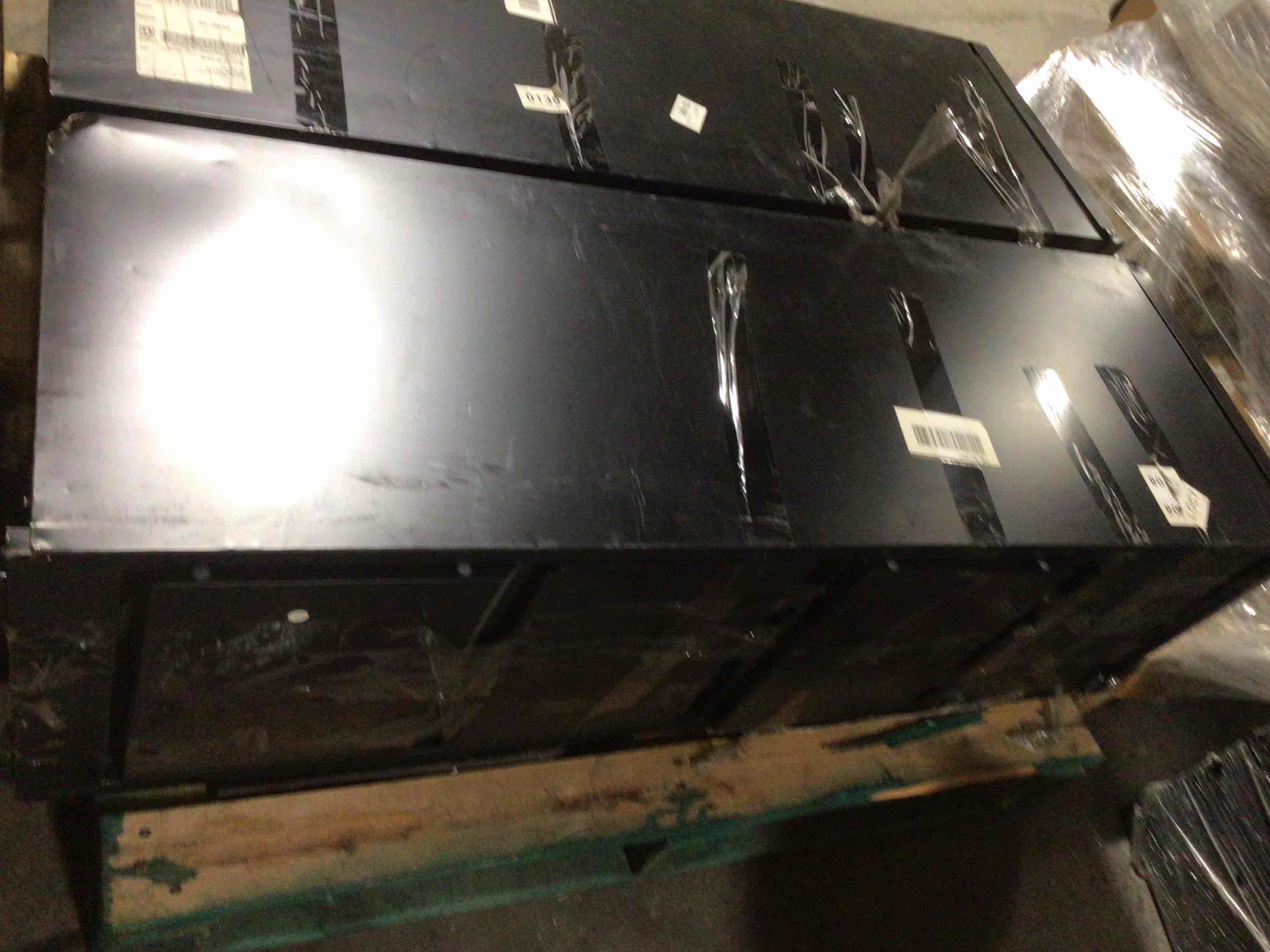 Condition photo showing As Is for (similar) File Cabinet, 4 Drawer File Cabinet with Lock, Steel Vertical Filing Cabinets for Home Office, Heavy Duty File Storage Cabinet for Legal/Letter/A4 Documents, Easy to Assemble, Black